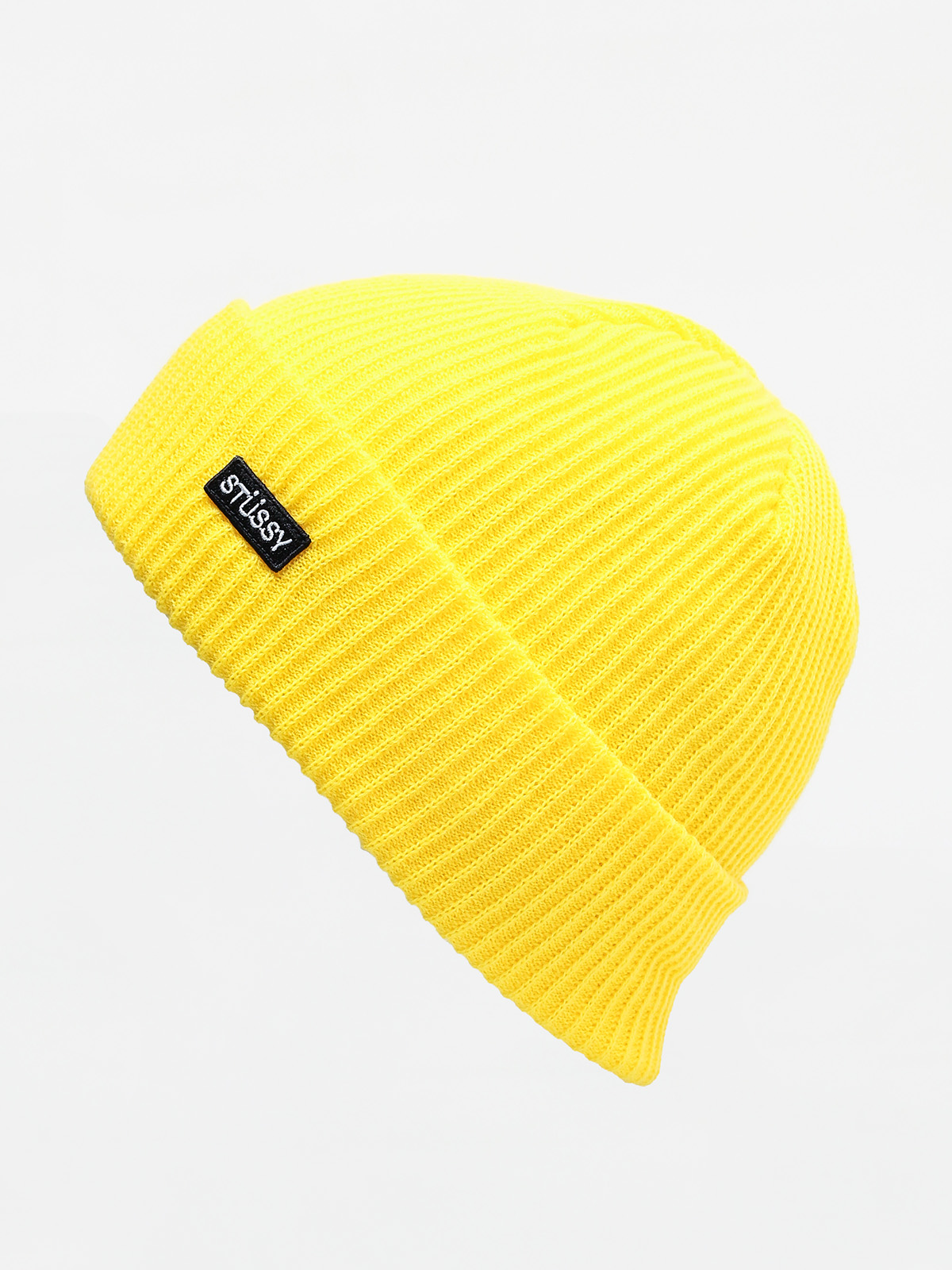 yellow stussy beanie