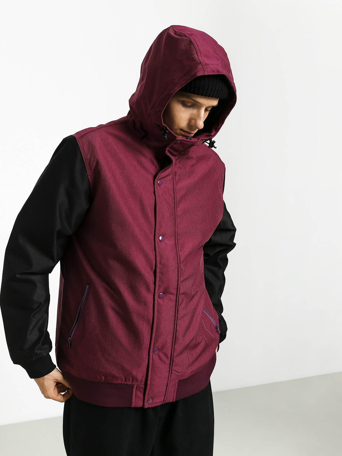 Vans Wells Mte Jacket (prune/black)
