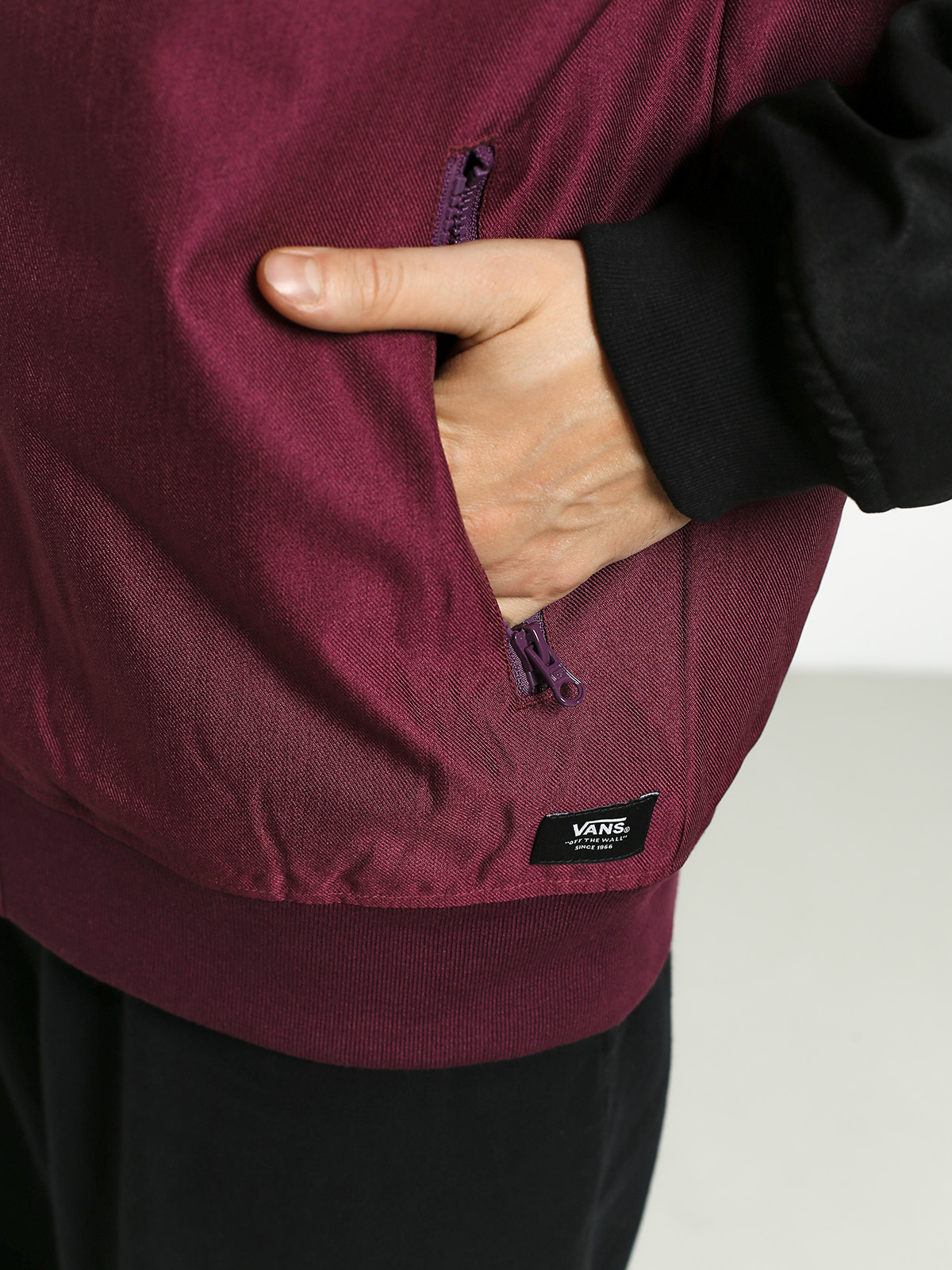 Vans Wells Mte Jacket (prune/black)