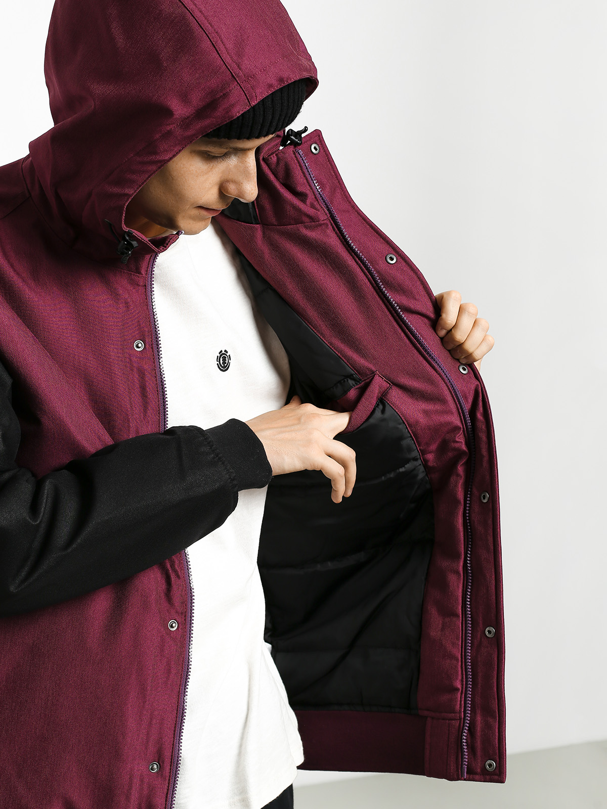 Vans Wells Mte Jacket (prune/black)