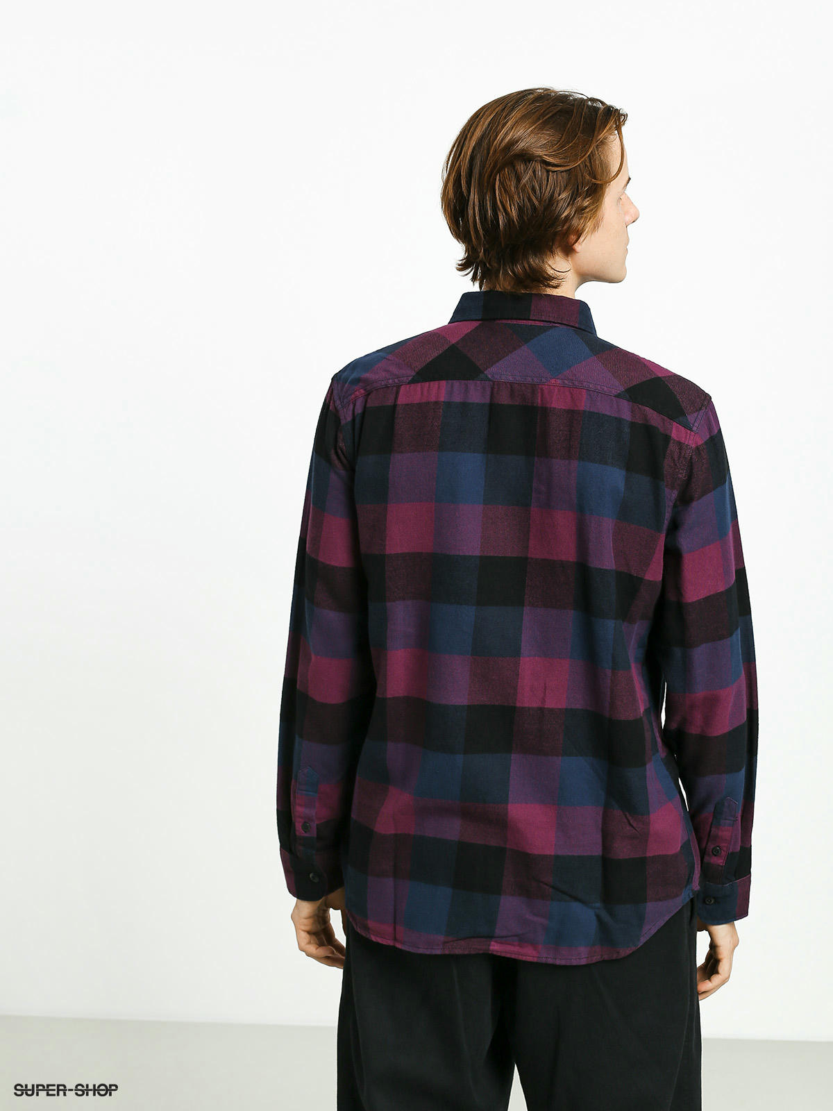 vans purple flannel