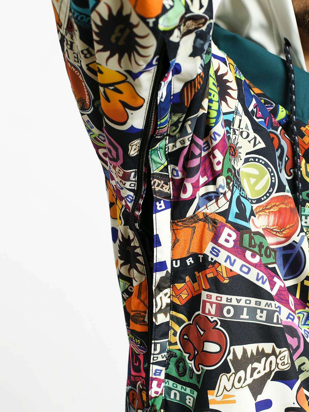 Mens Burton Dunmore Snowboard jacket (stickers)