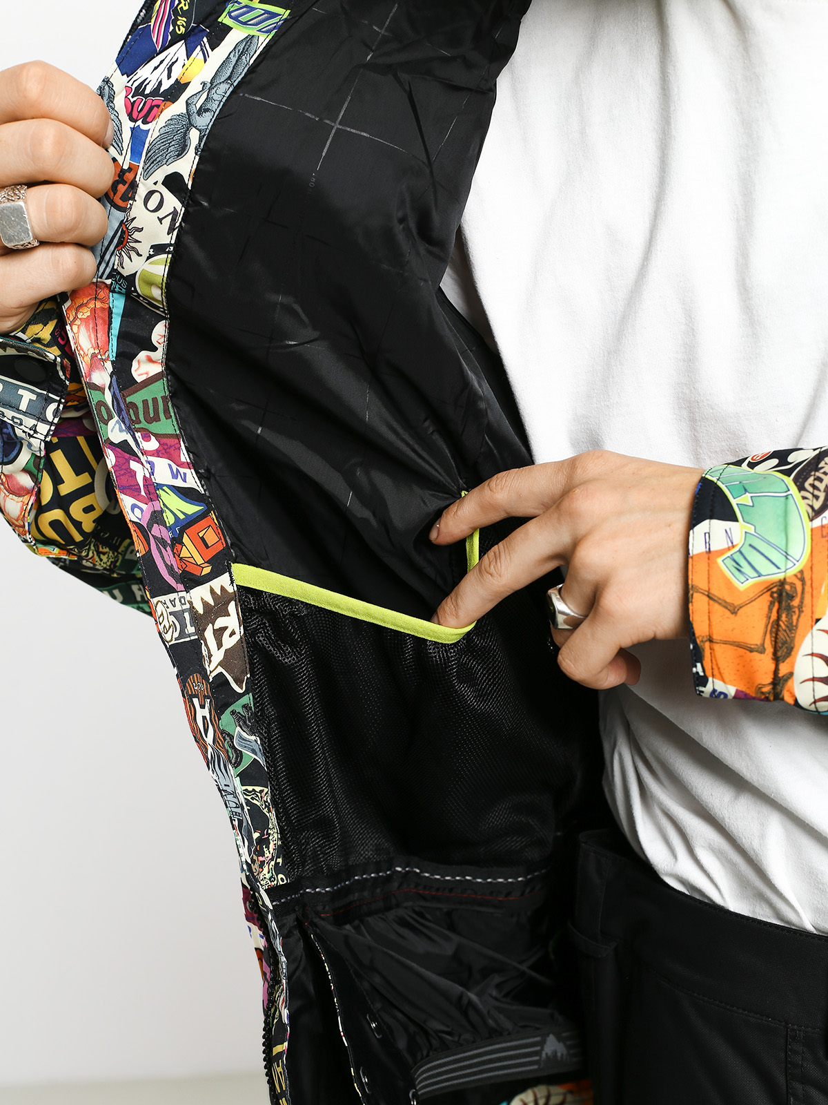 Mens Burton Dunmore Snowboard jacket (stickers)