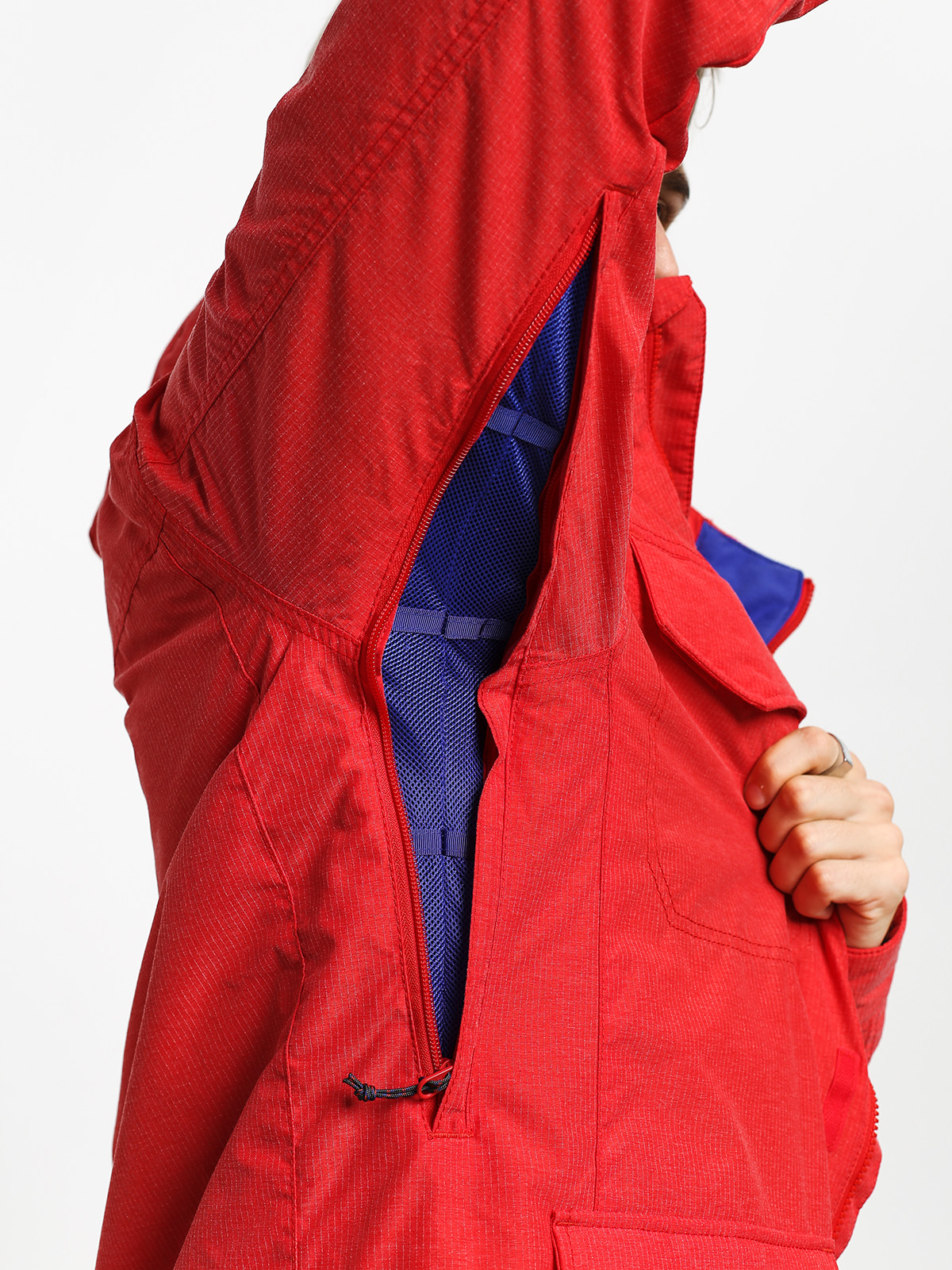 Mens Burton Covert Snowboard jacket (flame scarlet rpstp)