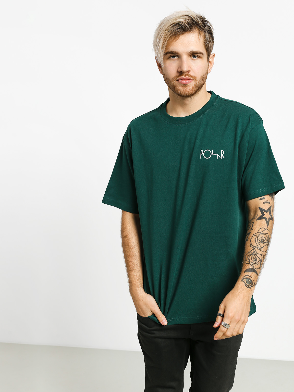 Polar Skate Stroke Logo T-shirt (dark 