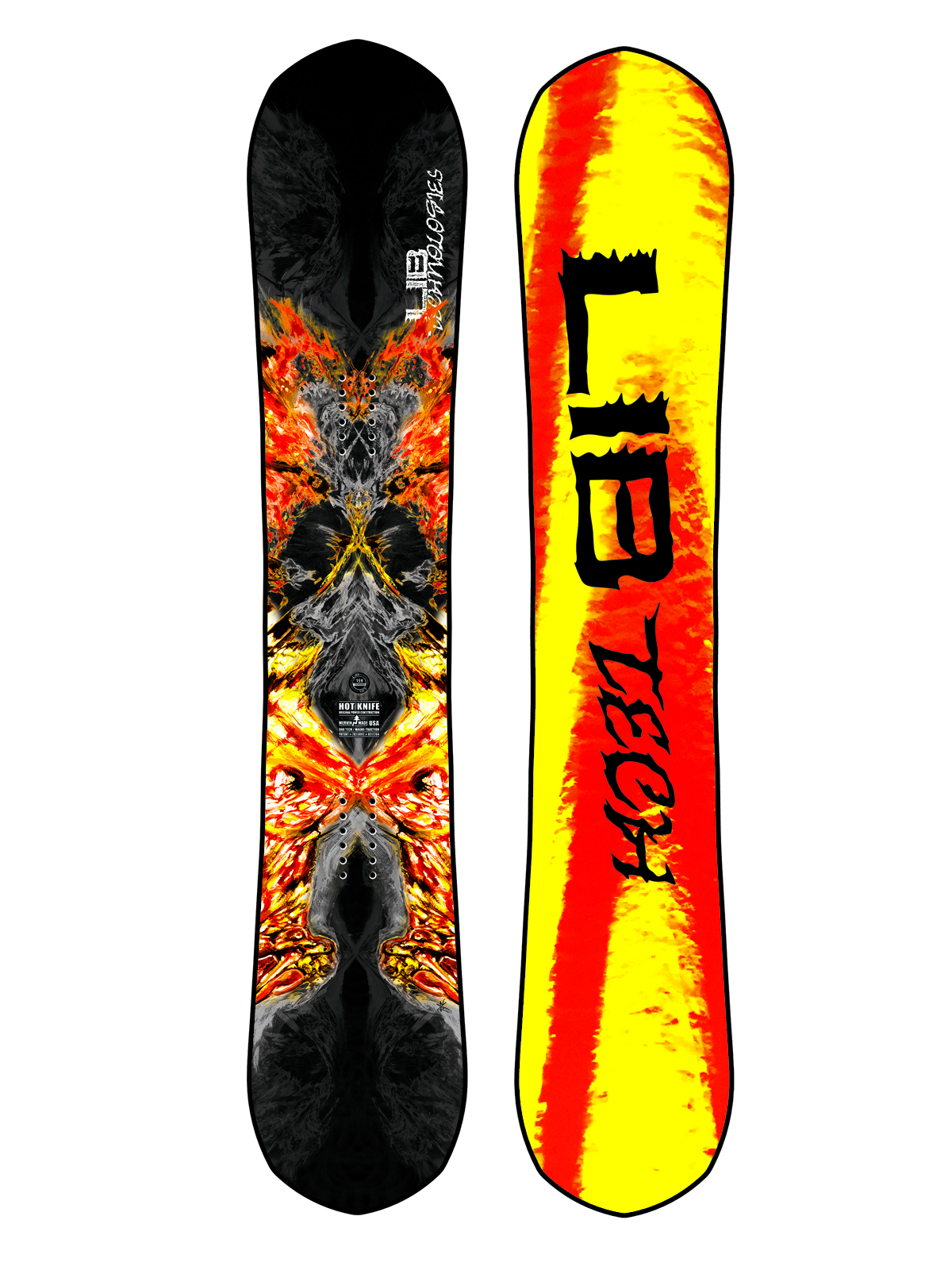 Mens Lib Tech Hot Knife C3 Snowboard (multi)