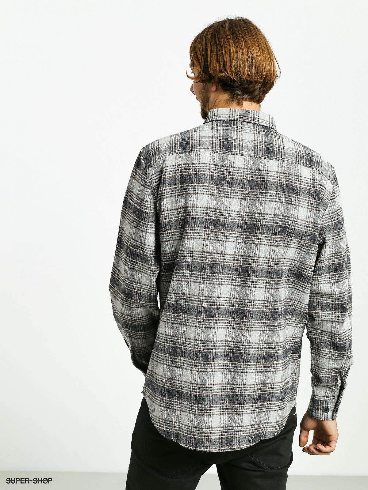 Brixton Bowery Flannel Ls Shirt (twilight blue)