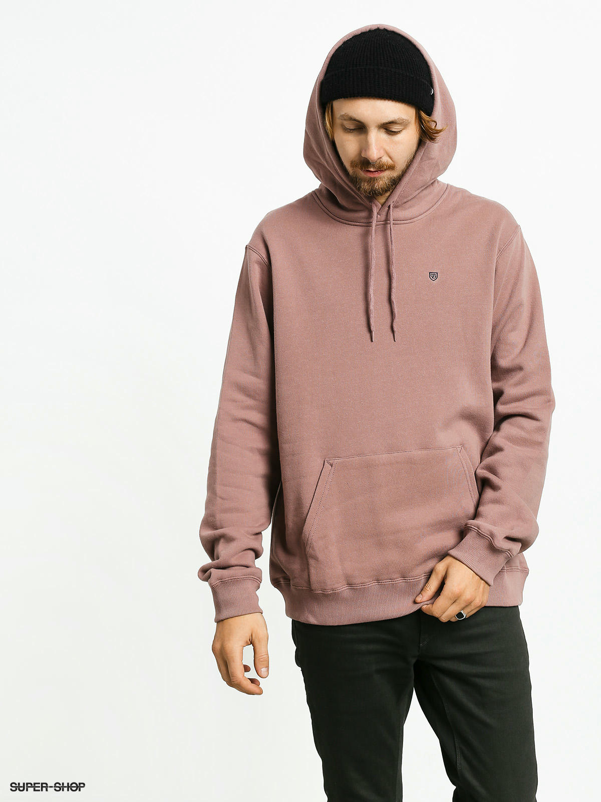 mauve color hoodie