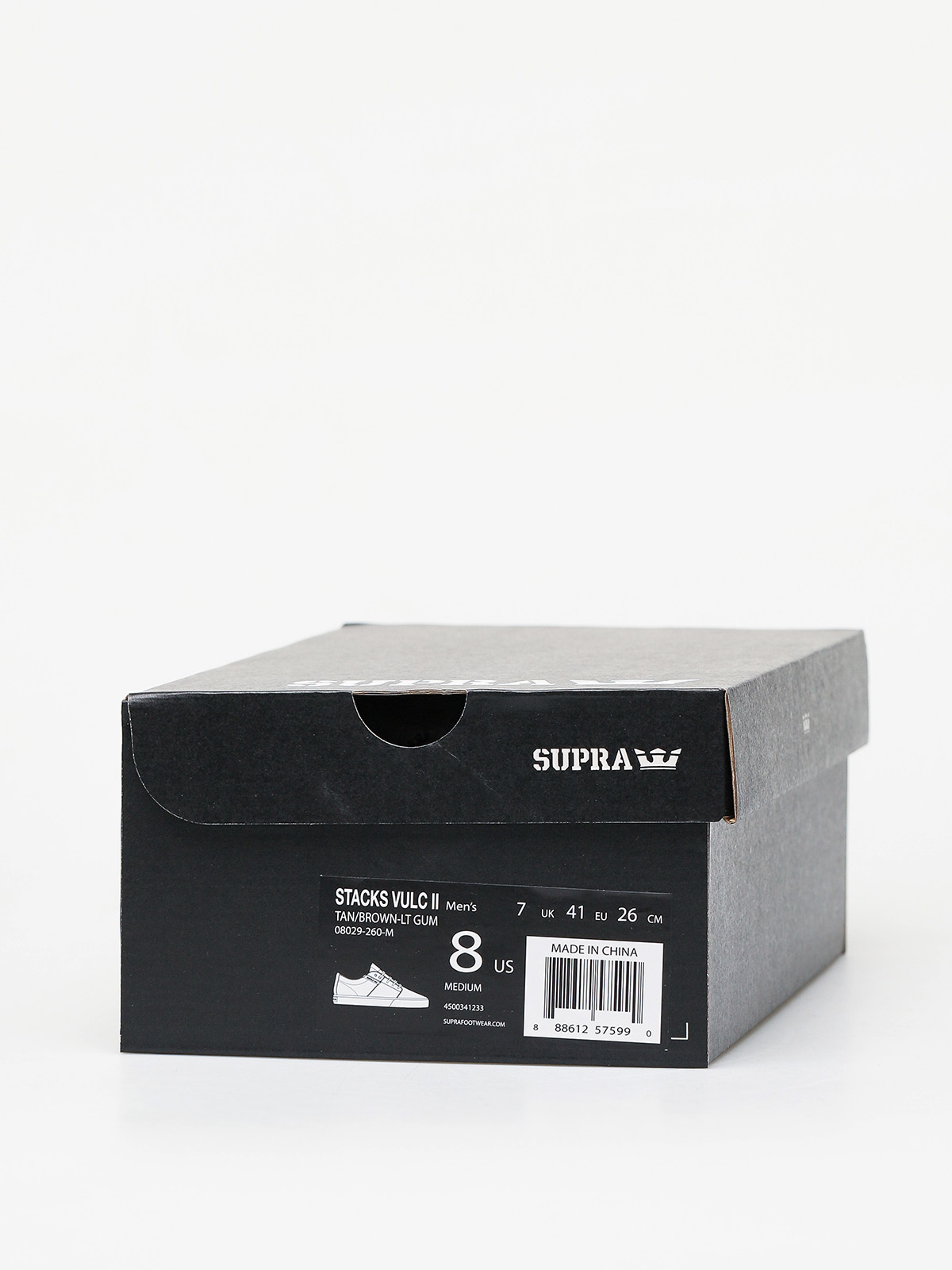 Supra Stacks Vulc II Schuhe (tan/brown lt gum)