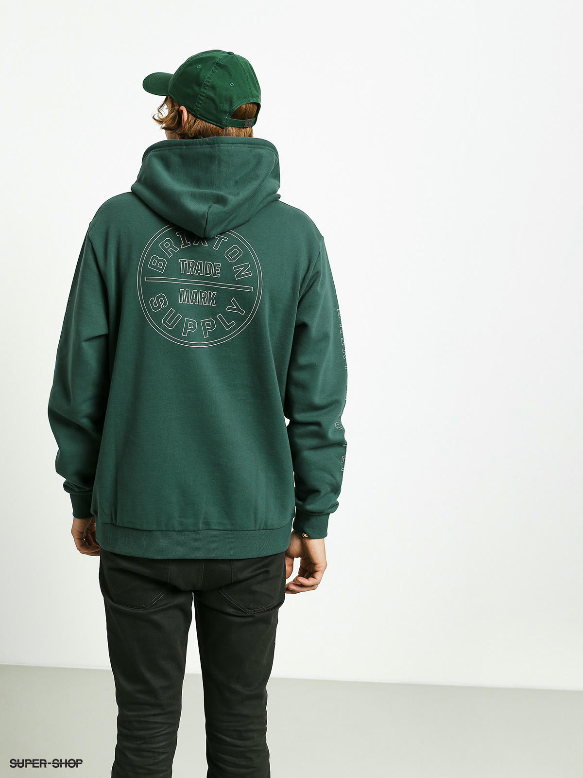 emerald green zip up hoodie