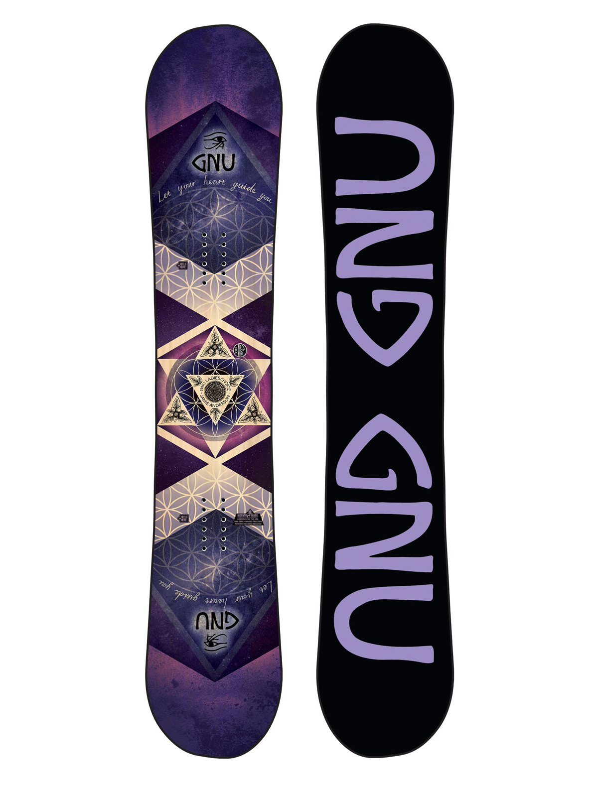 Gnu Asym Ladies Choice C2X Snowboard Wmn (multi)