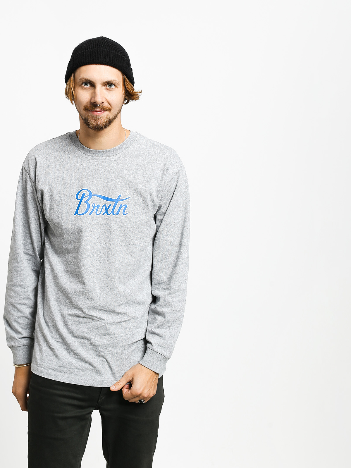 Brixton Stith VI Stt Longsleeve (heather grey)