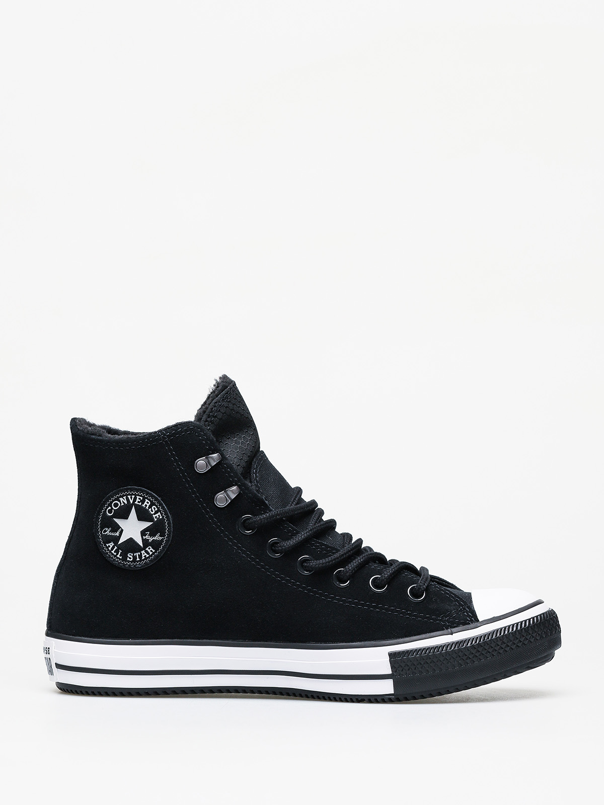Converse Chuck Taylor All Star Hi Winter Leather Gore Tex Chucks (black/white/black)
