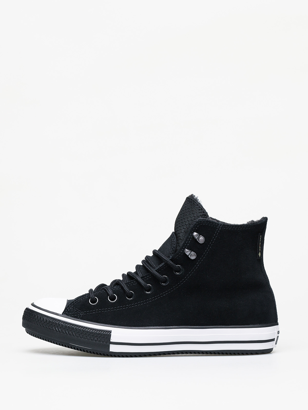 Converse Chuck Taylor All Star Hi Winter Leather Gore Tex Chucks (black/white/black)