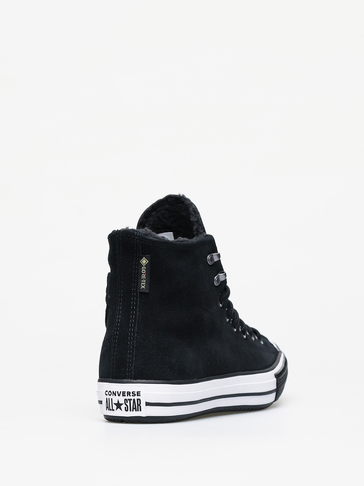 Converse Chuck Taylor All Star Hi Winter Leather Gore Tex Chucks (black/white/black)