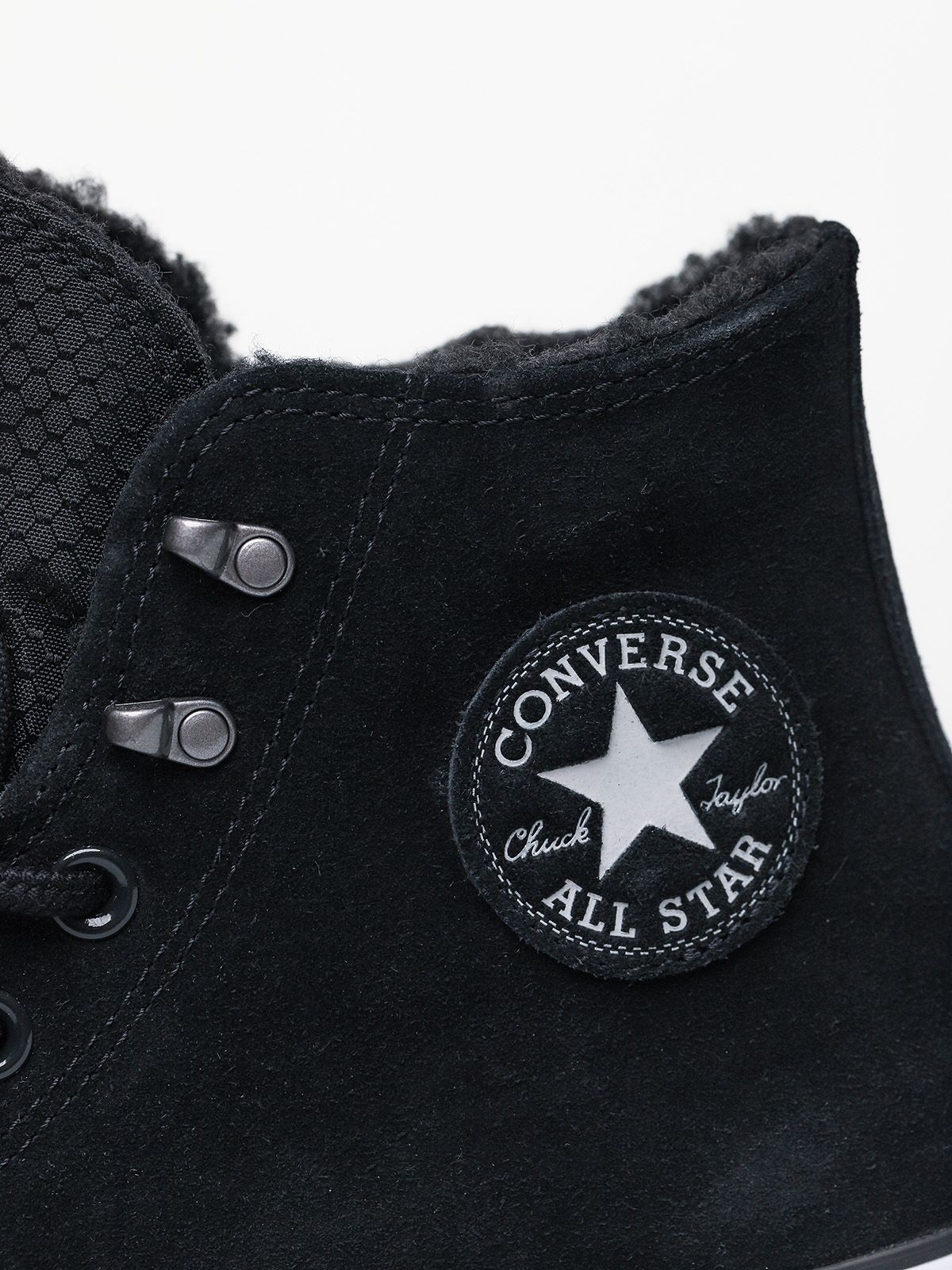 Converse Chuck Taylor All Star Hi Winter Leather Gore Tex Chucks (black/white/black)