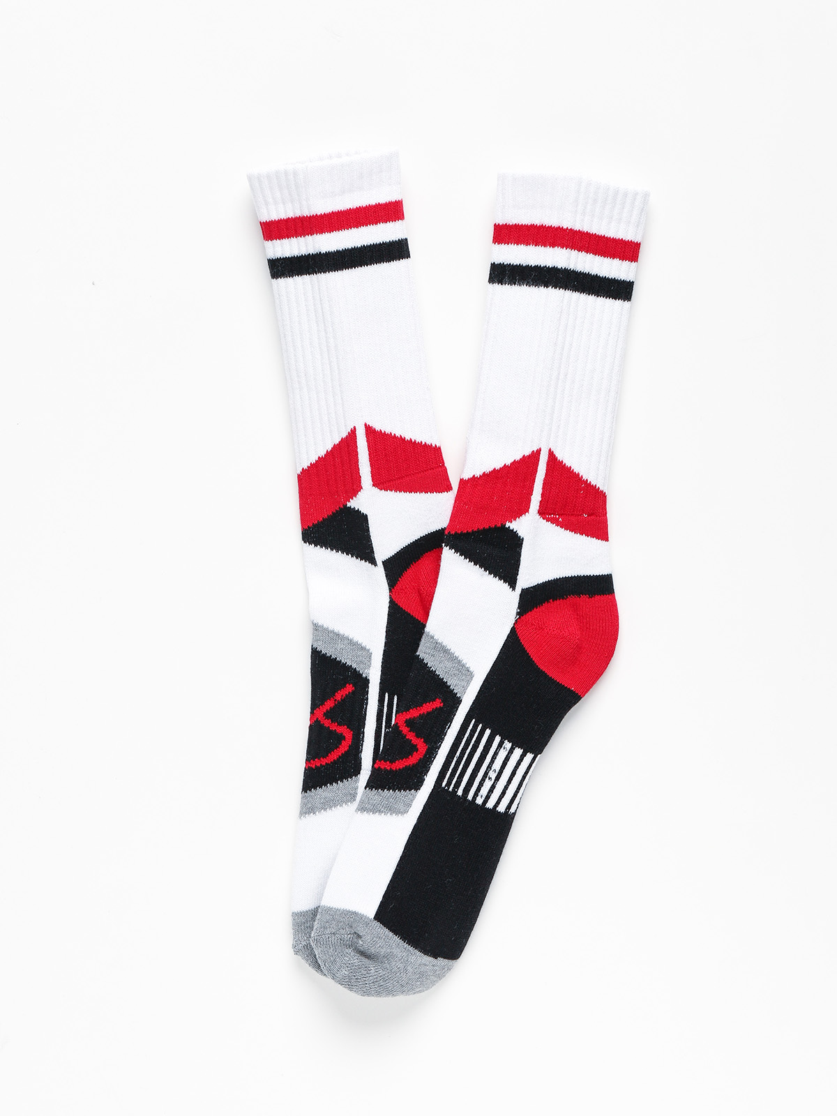 Es Asi Tech Socks (white/red)