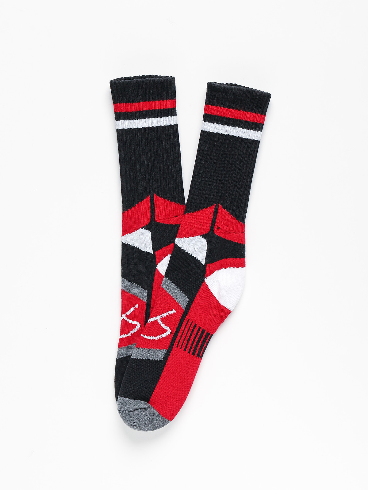 Es Asi Tech Socks (black/red)