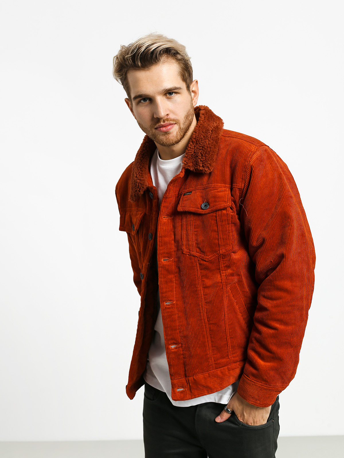 Brixton Cable Sherpa Jacket (picante)