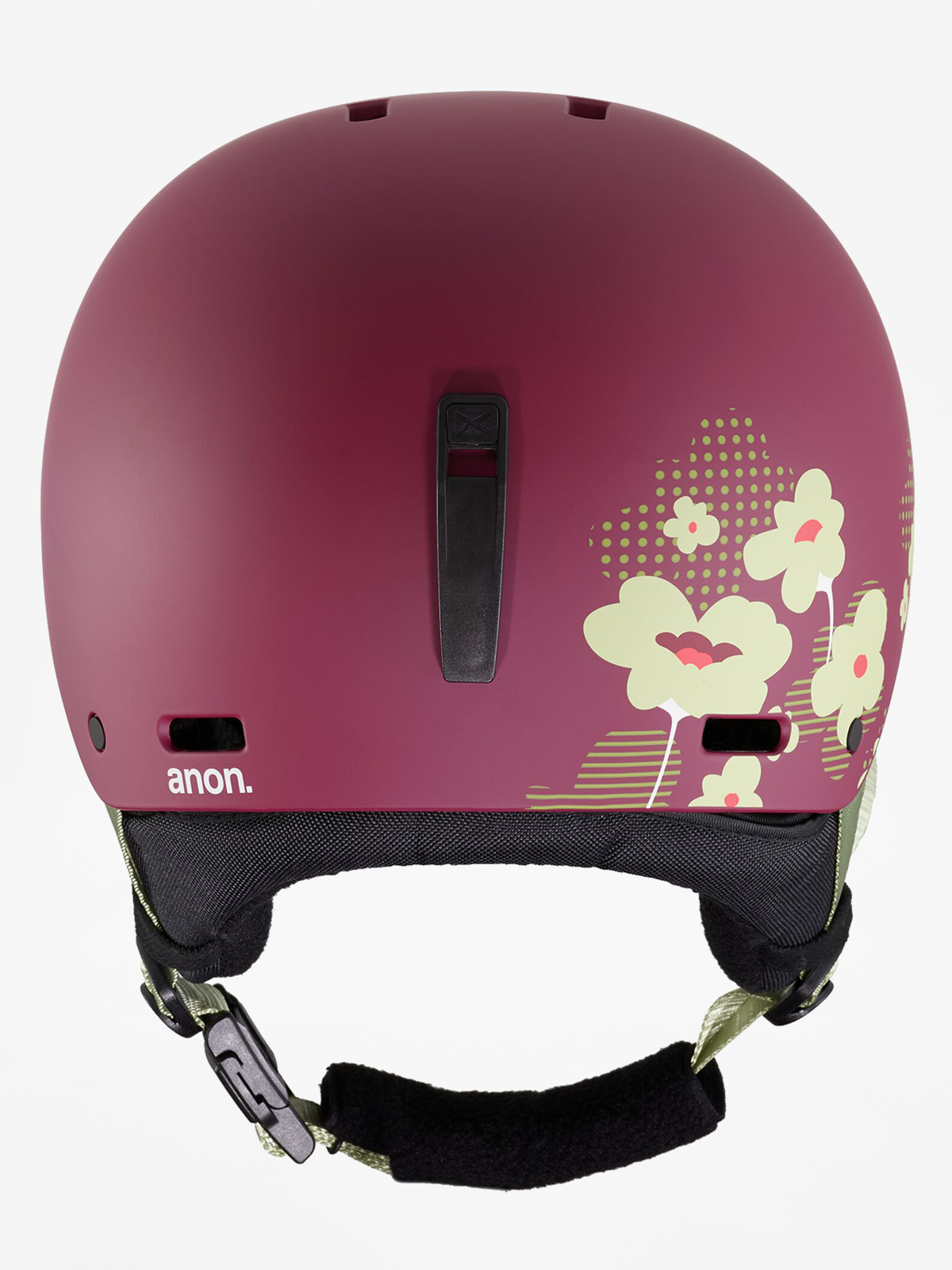 Anon Rime 3 Helmet (flower maroon)
