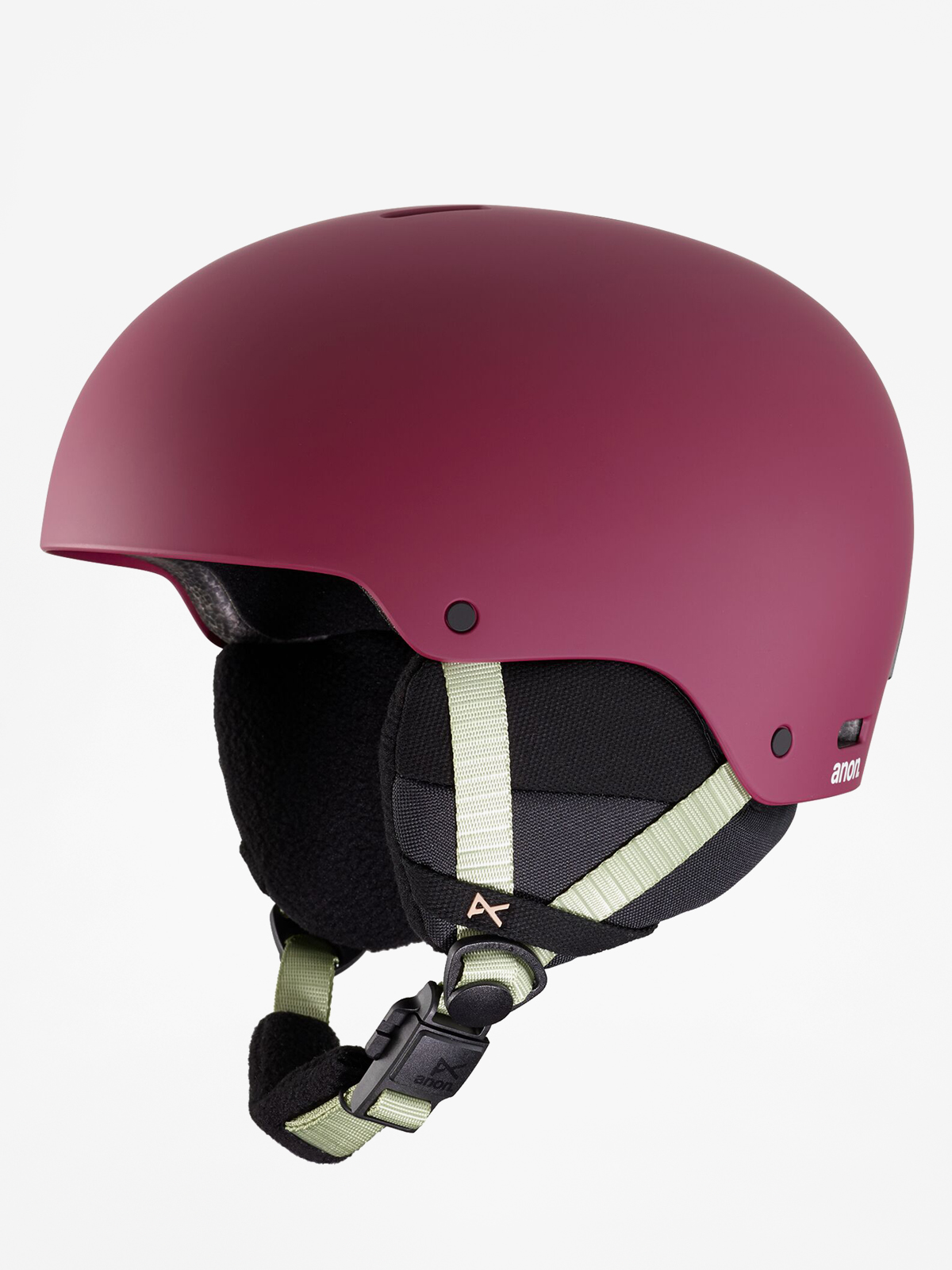 Anon Rime 3 Helmet (flower maroon)