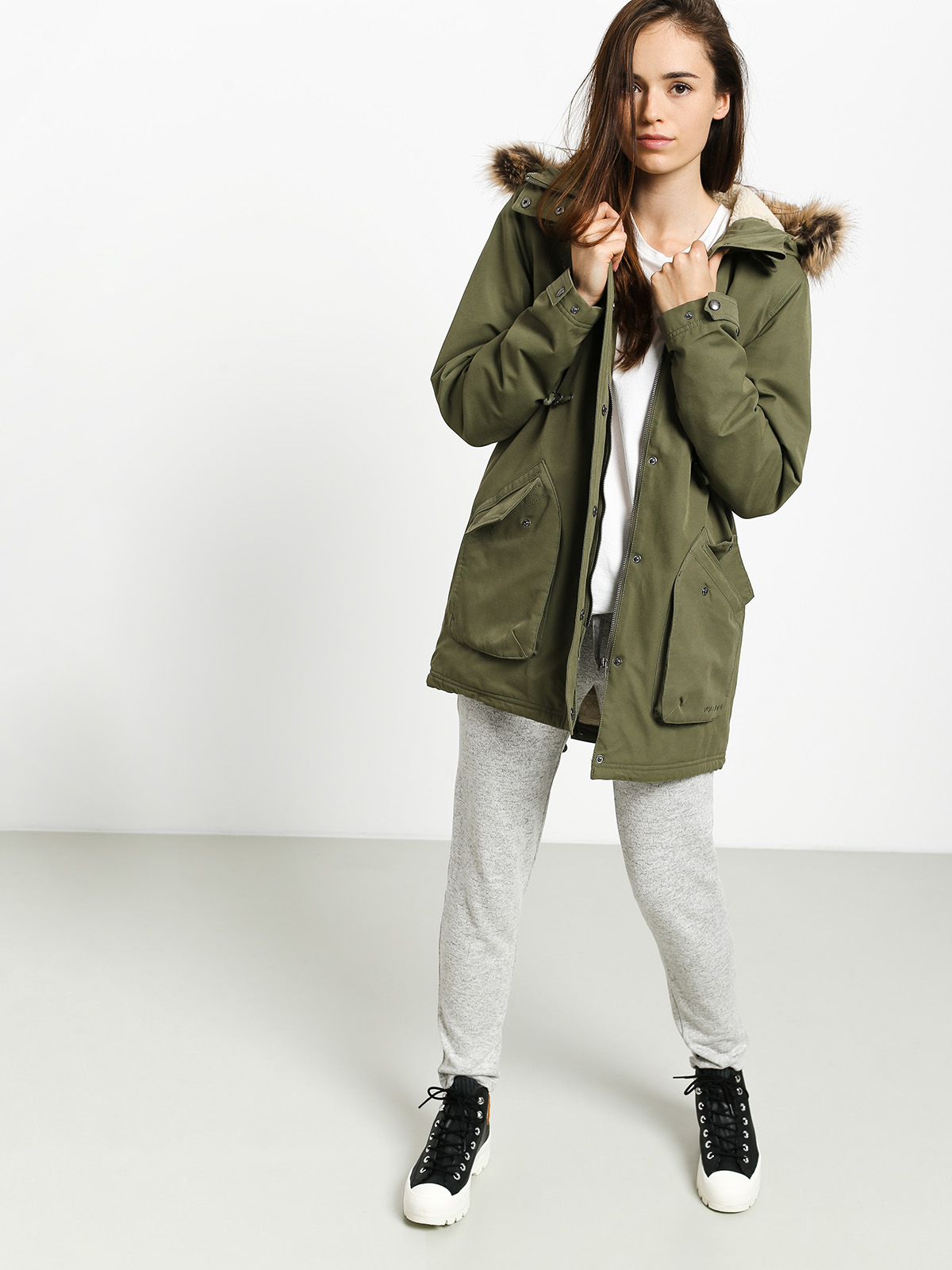 Volcom Less Is More 5K Parka Jacket Wmn (arc)