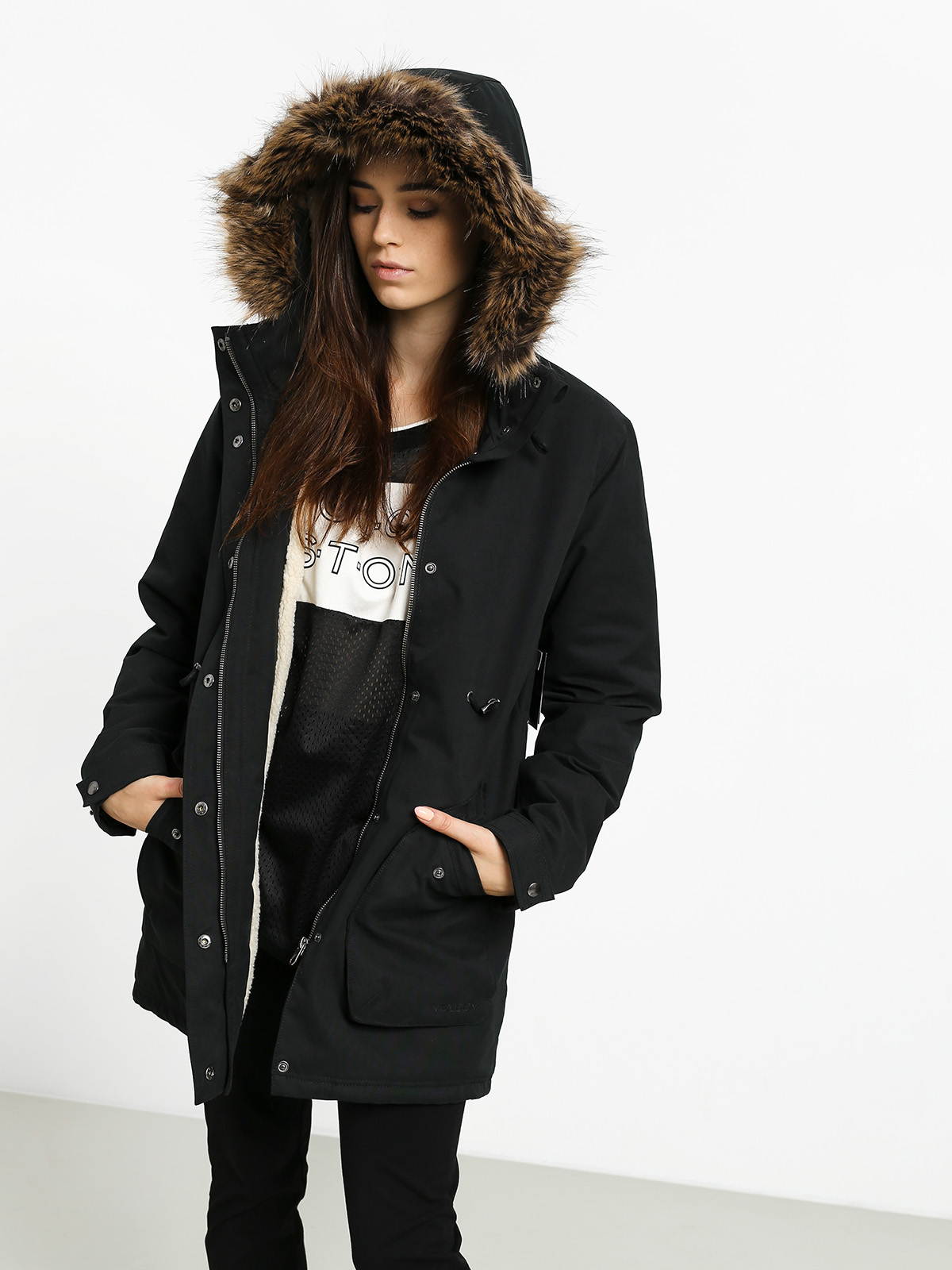 new model microfibre parka jacket