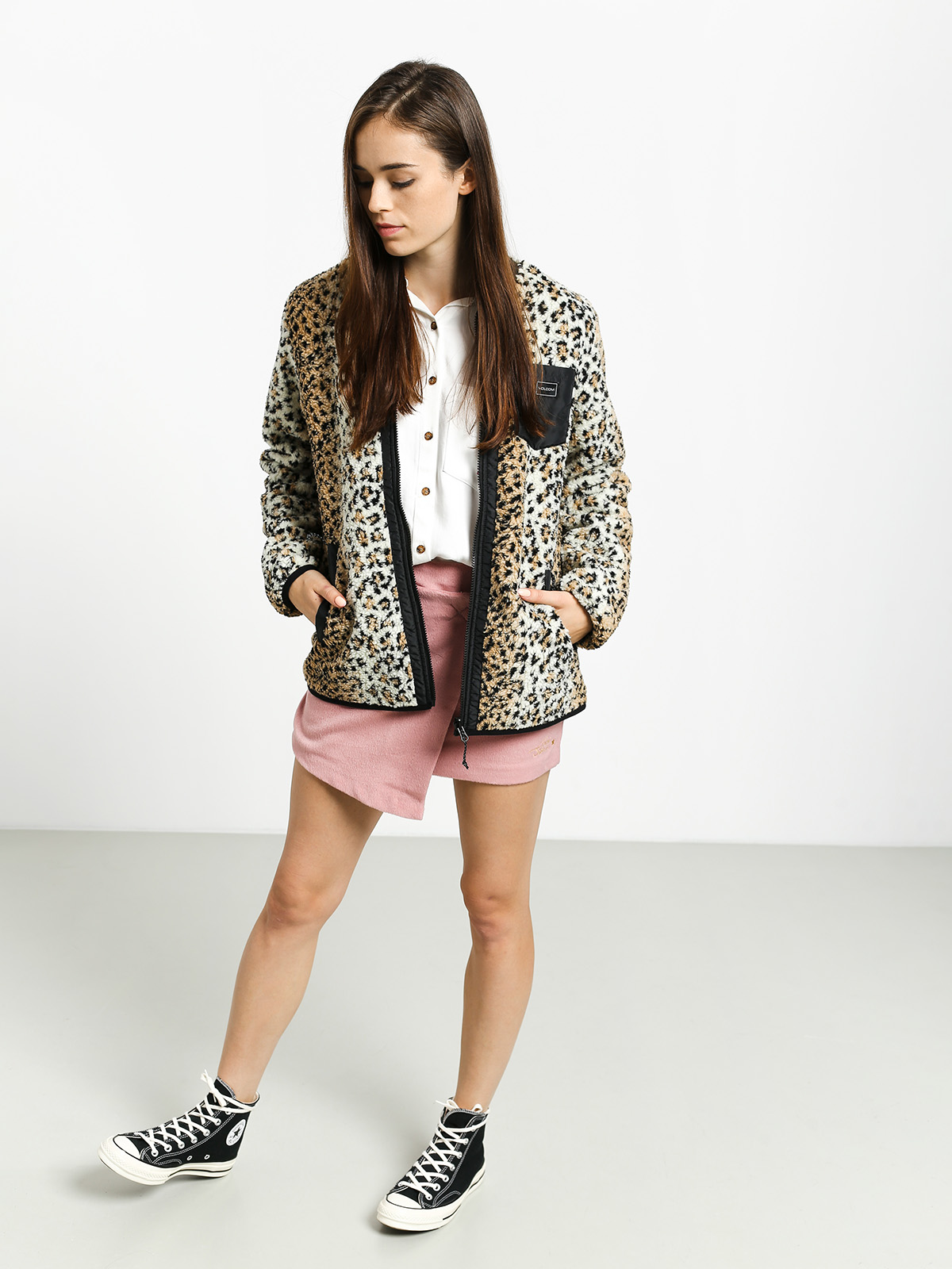 Volcom Reversible Polar Jacke Wmn (blk)