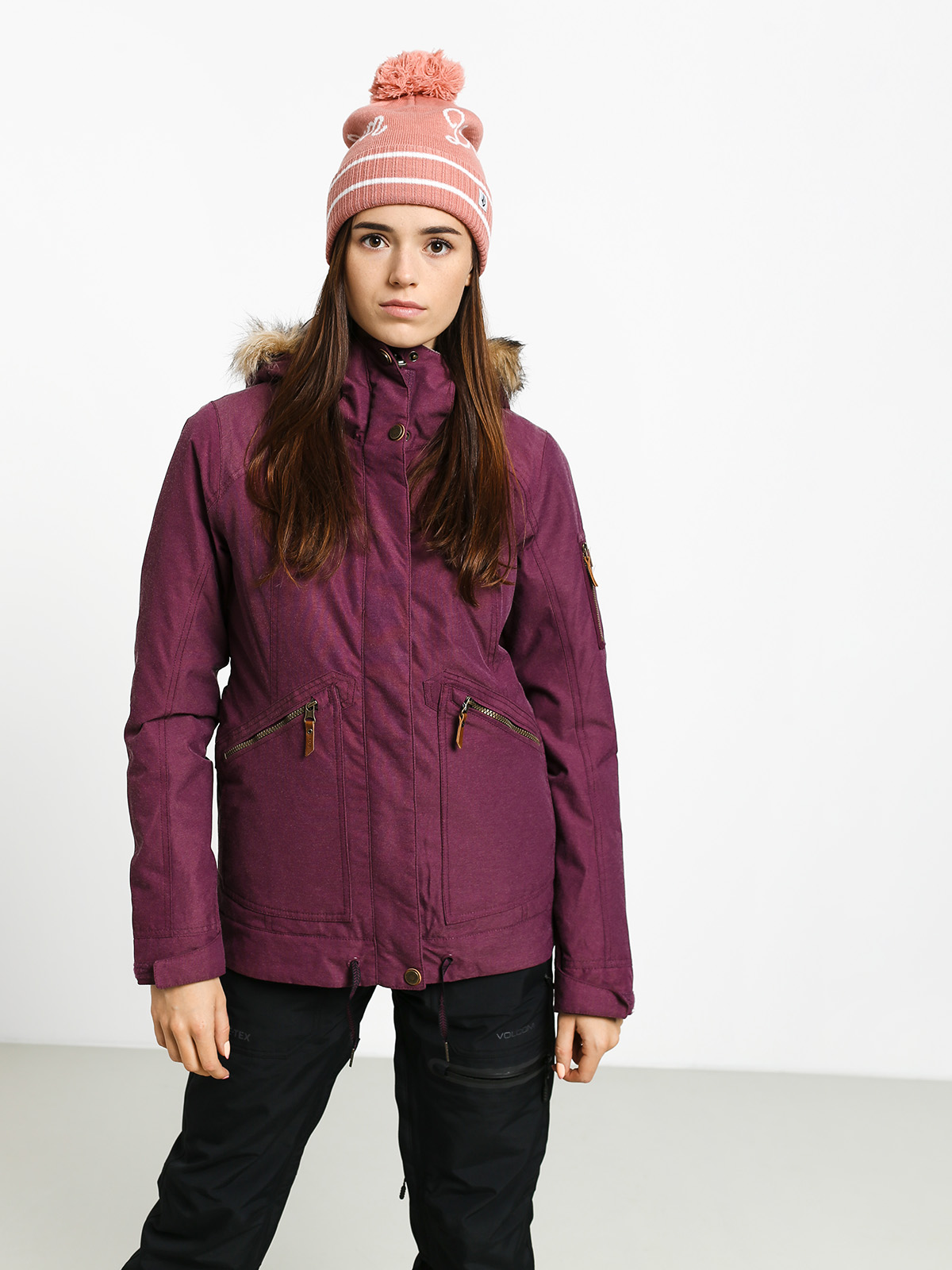 Roxy Meade Snowboard jacket Wmn (true black/white)