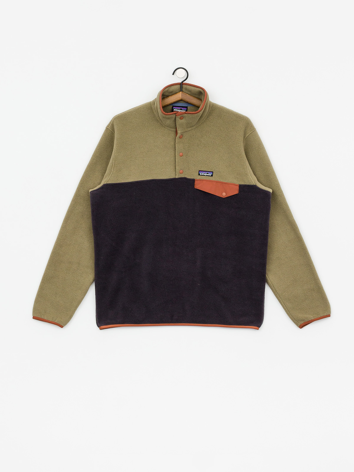 Mens Patagonia Synchilla Snap T Fleece  (sage khaki)