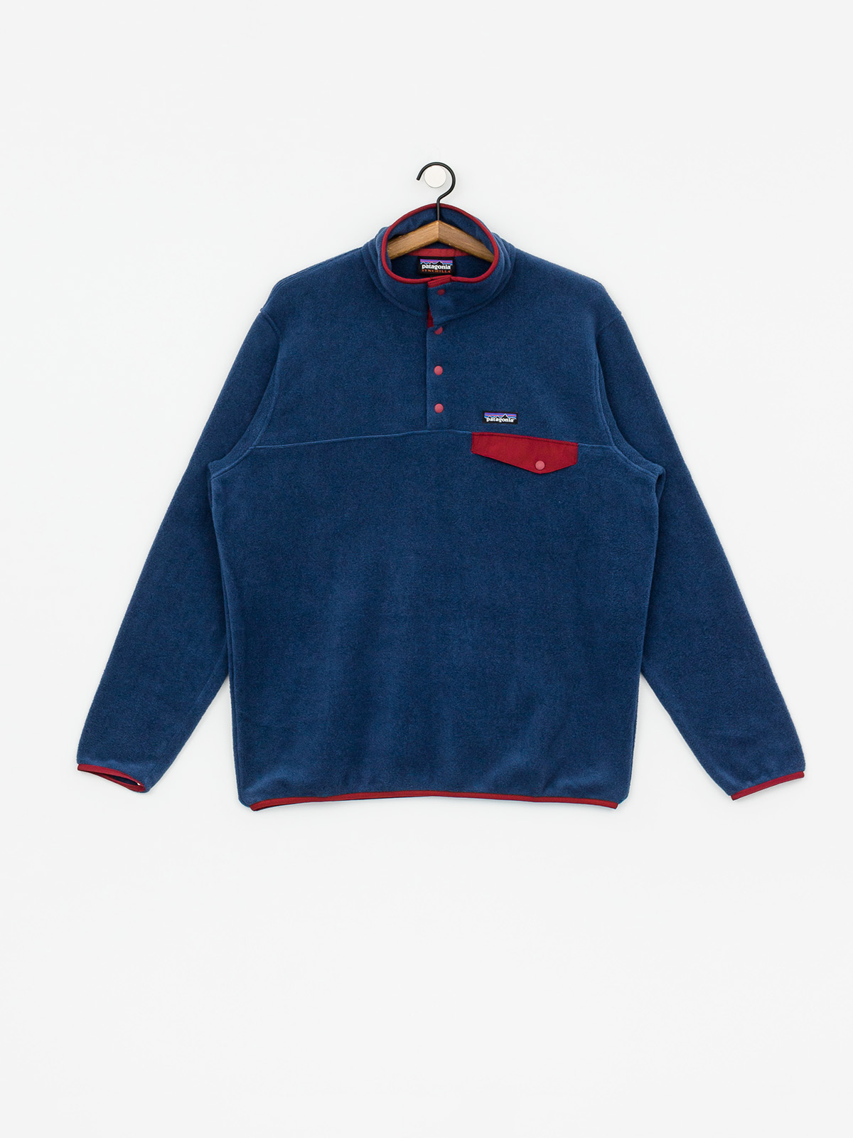 Mens Patagonia Synchilla Snap T Fleece  (stone blue)