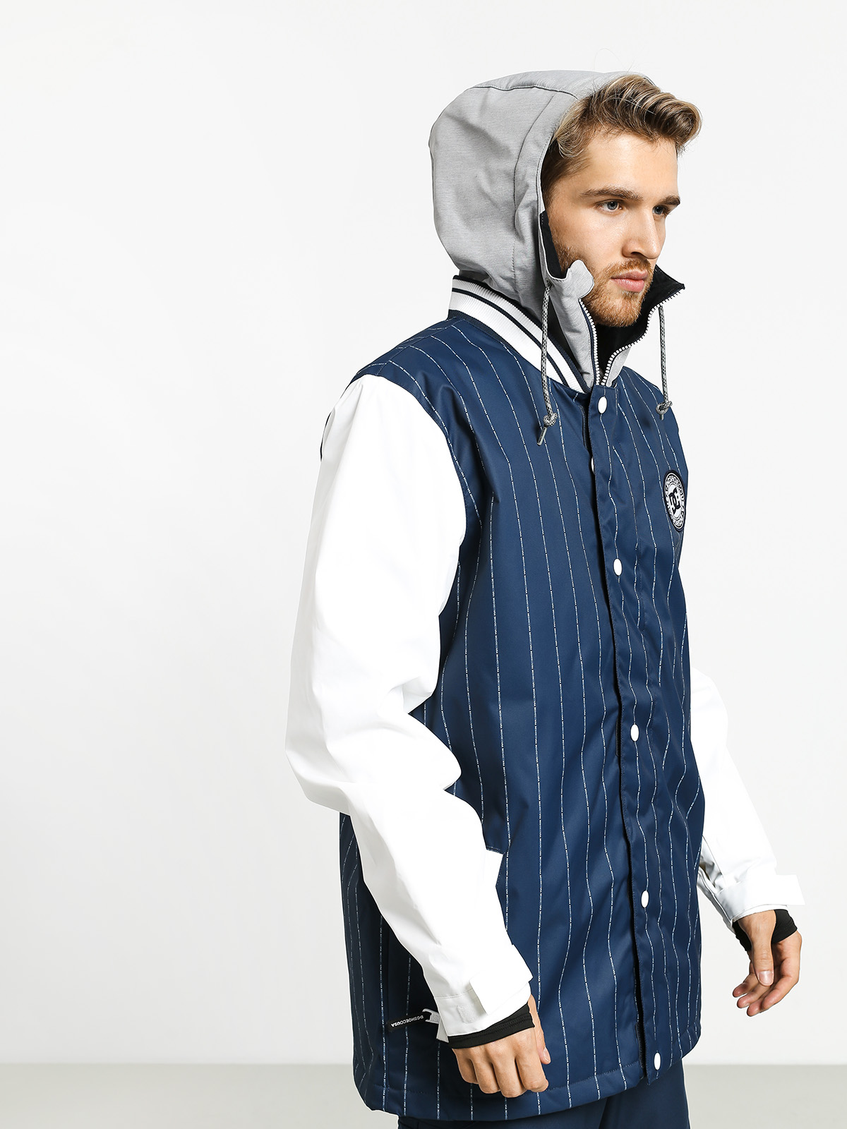 Mens DC Dcla Snowboard jacket (logo pin stripe)