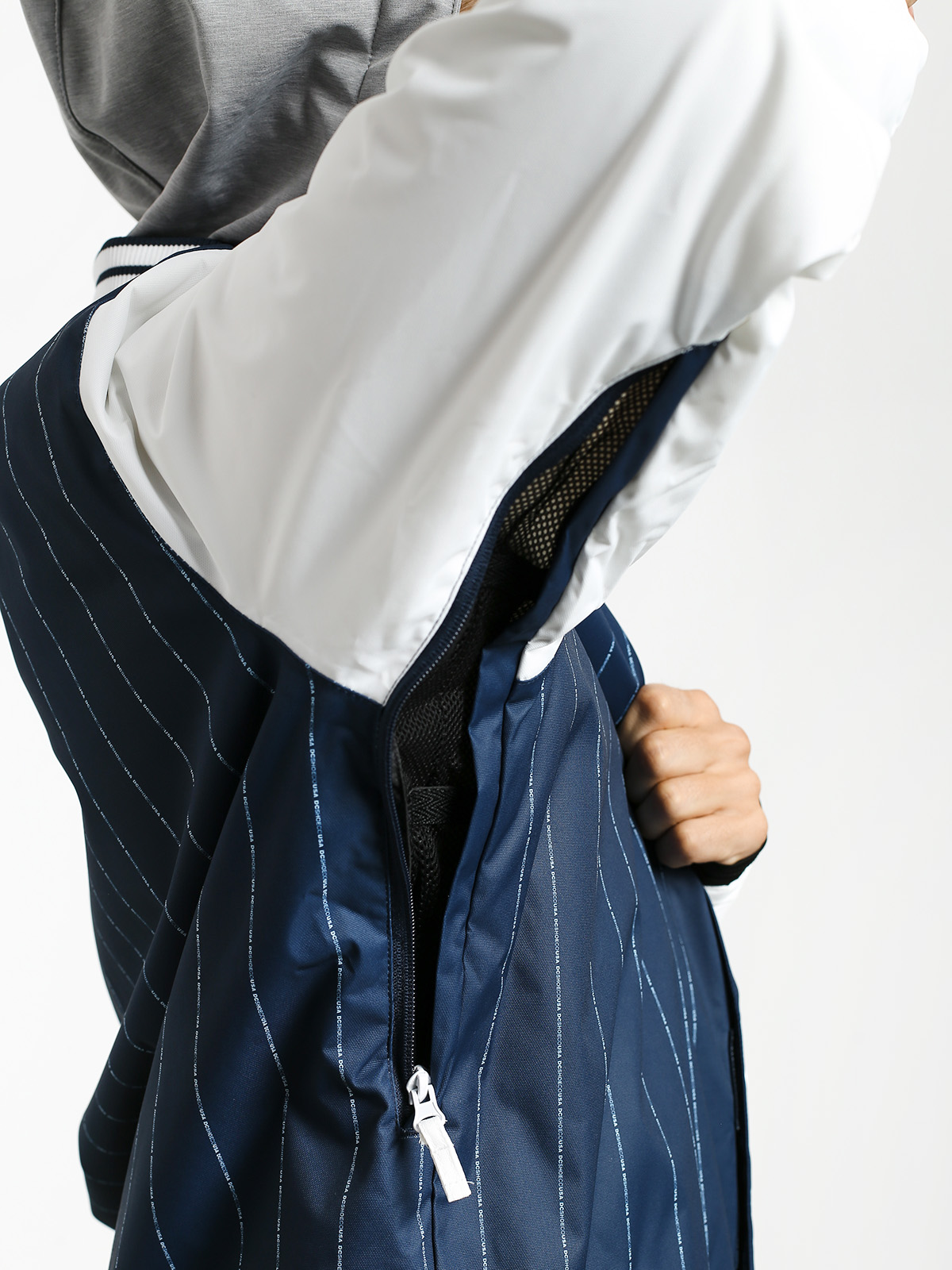 Mens DC Dcla Snowboard jacket (logo pin stripe)