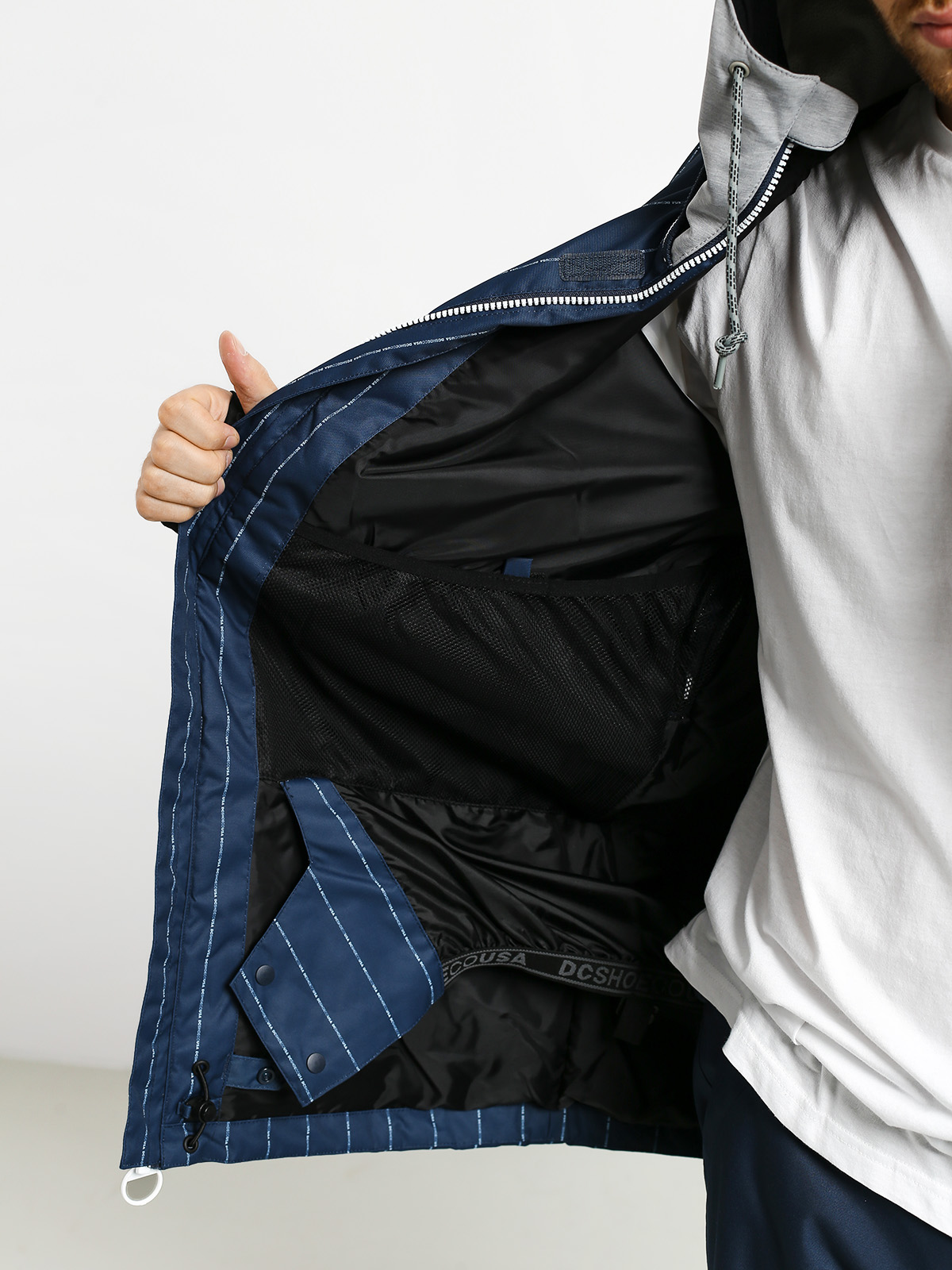 Mens DC Dcla Snowboard jacket (logo pin stripe)