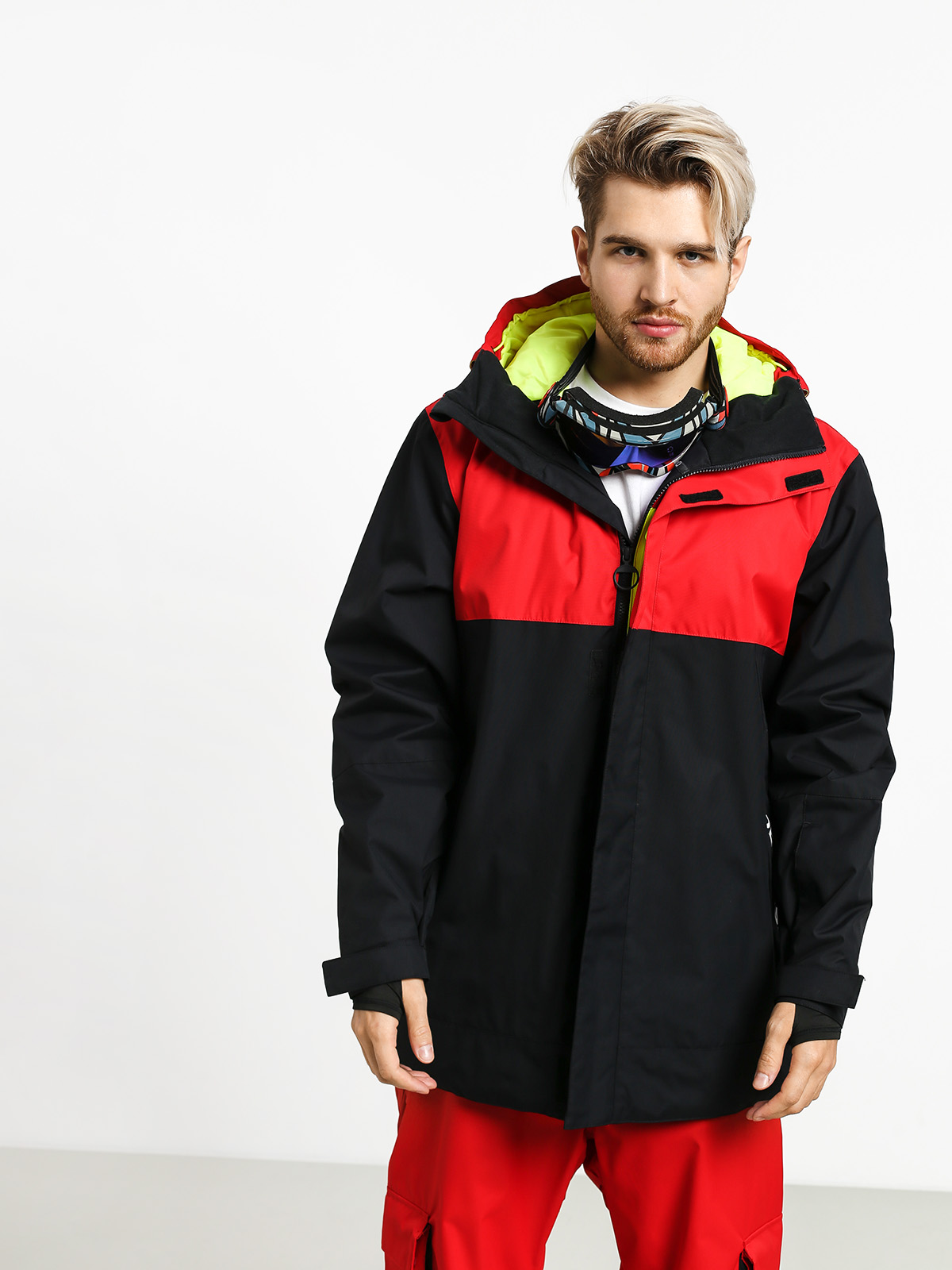 Mens DC Defy Snowboard jacket (racing red)