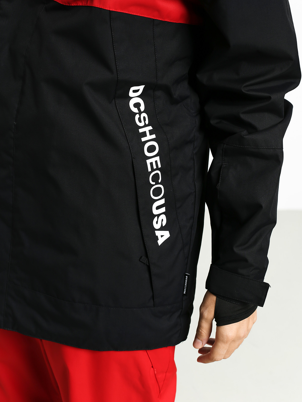 Mens DC Defy Snowboard jacket (racing red)