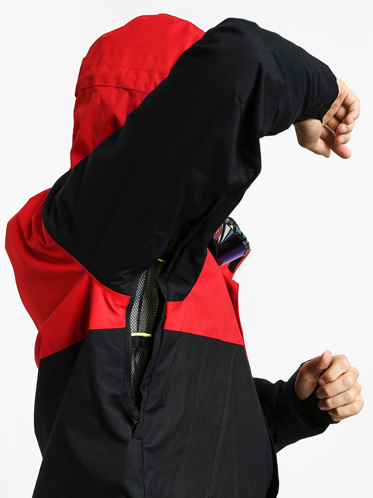 Mens DC Defy Snowboard jacket (racing red)