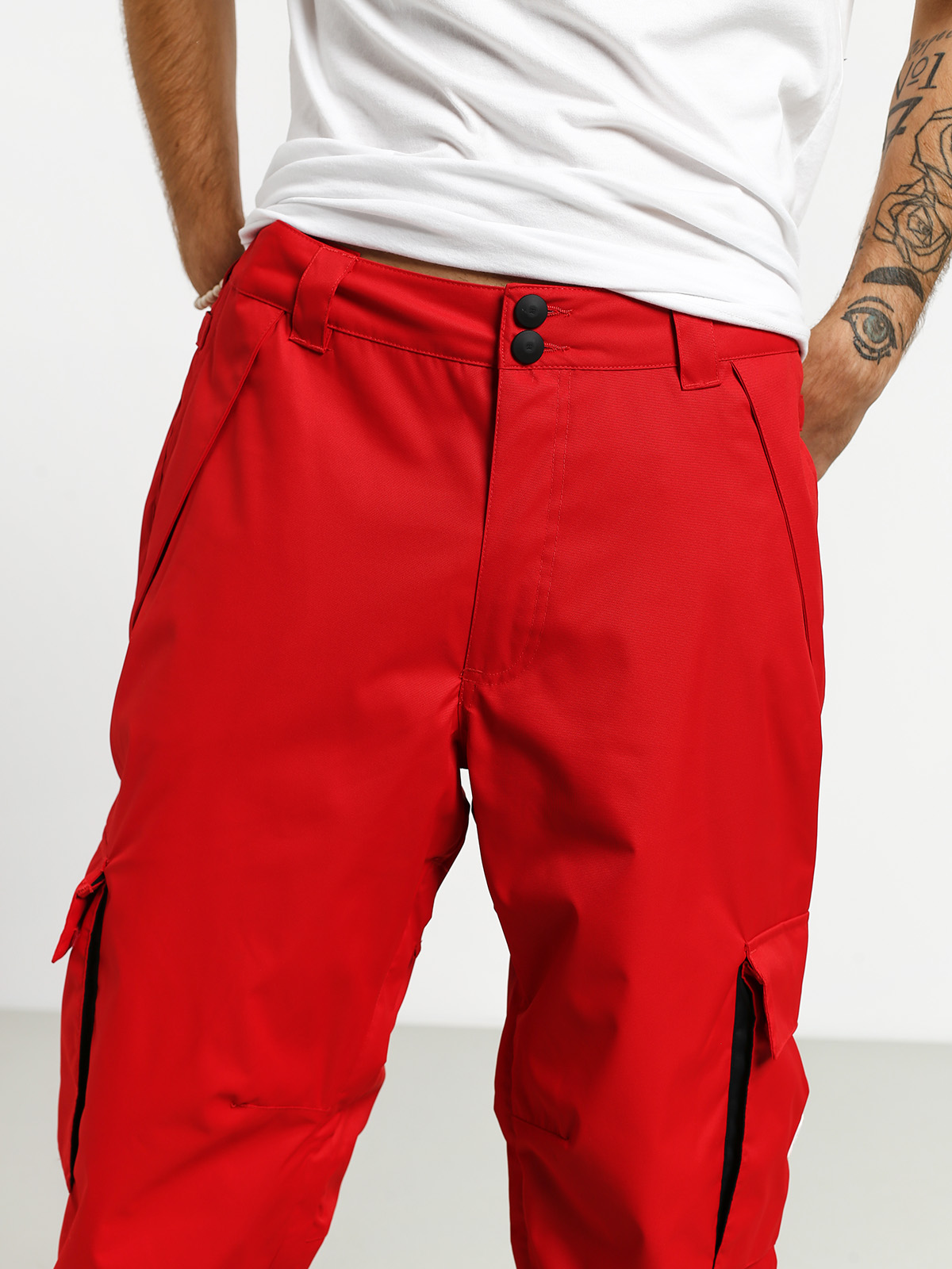 Mens DC Banshee Snowboard pants (racing red)