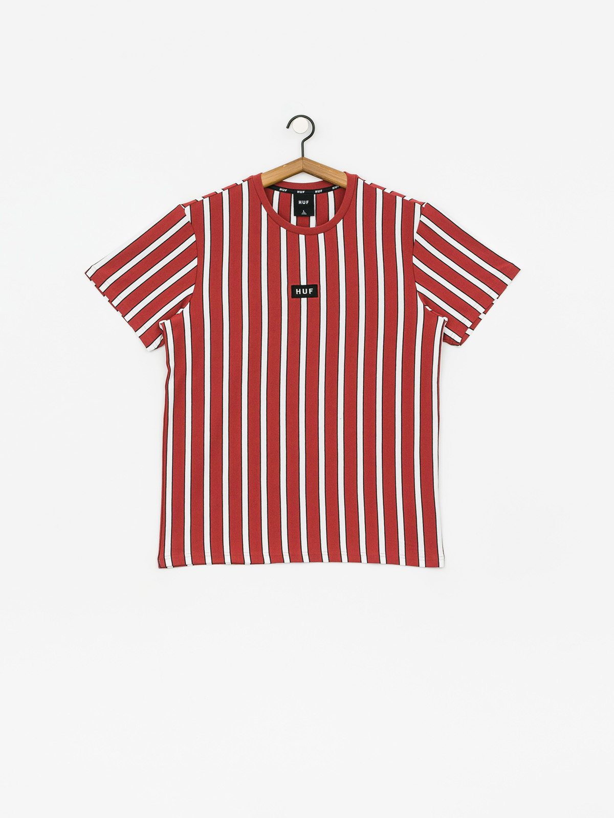 HUF Dexter Stripe T-shirt (rose wood red)