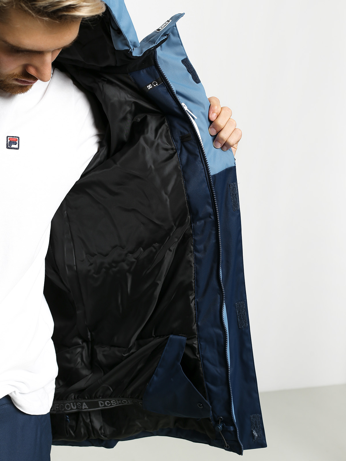 Mens DC Defy Snowboard jacket (coronet blue)