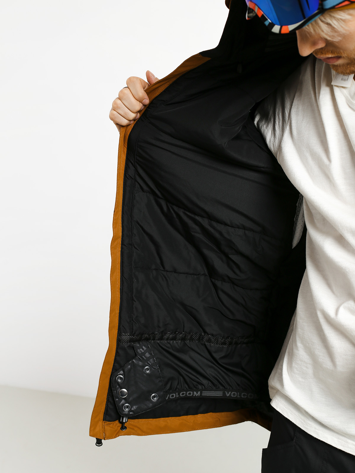 Mens Volcom Deadlystones Ins Snowboard jacket (crl)