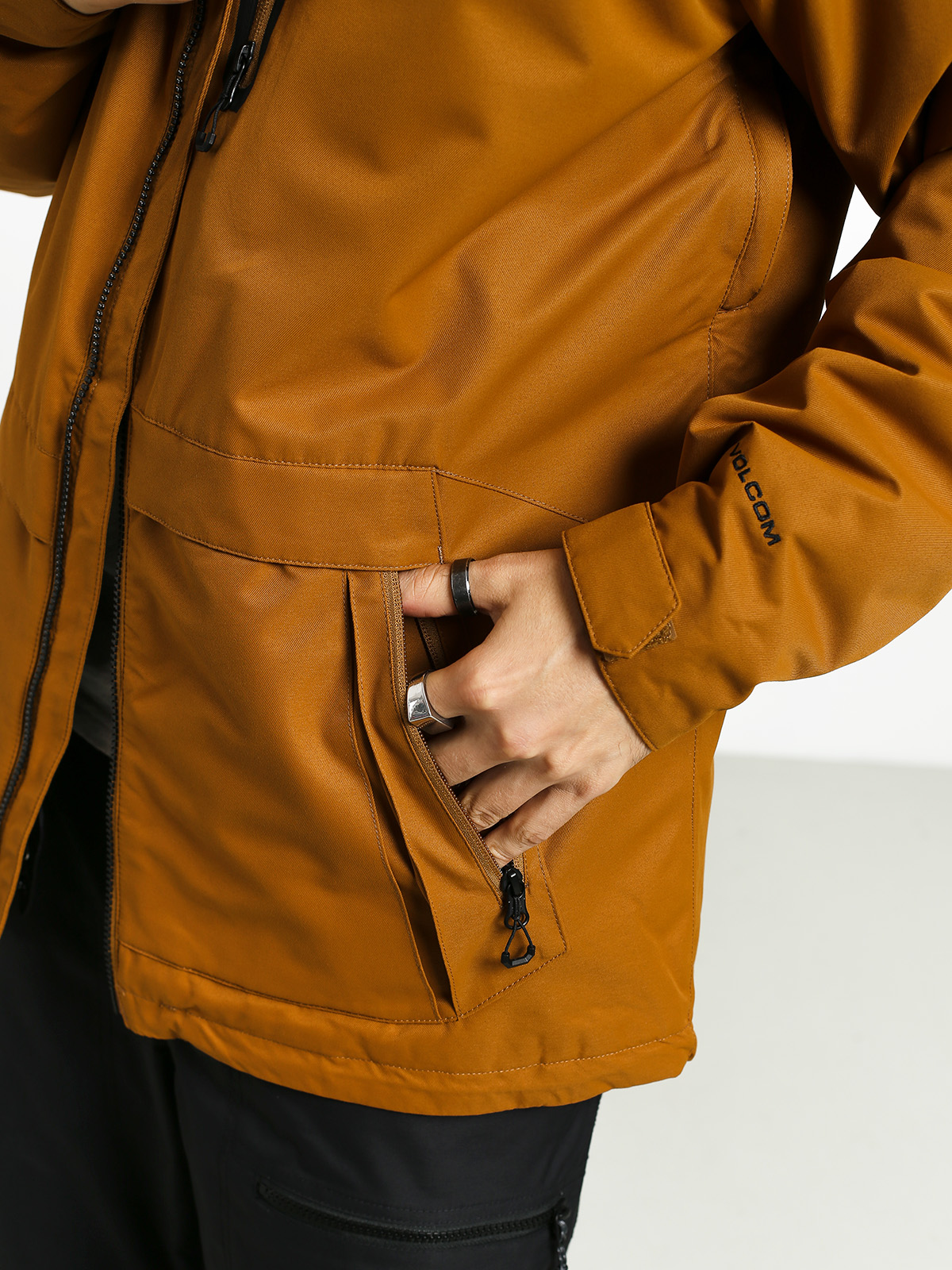 Mens Volcom Deadlystones Ins Snowboard jacket (crl)