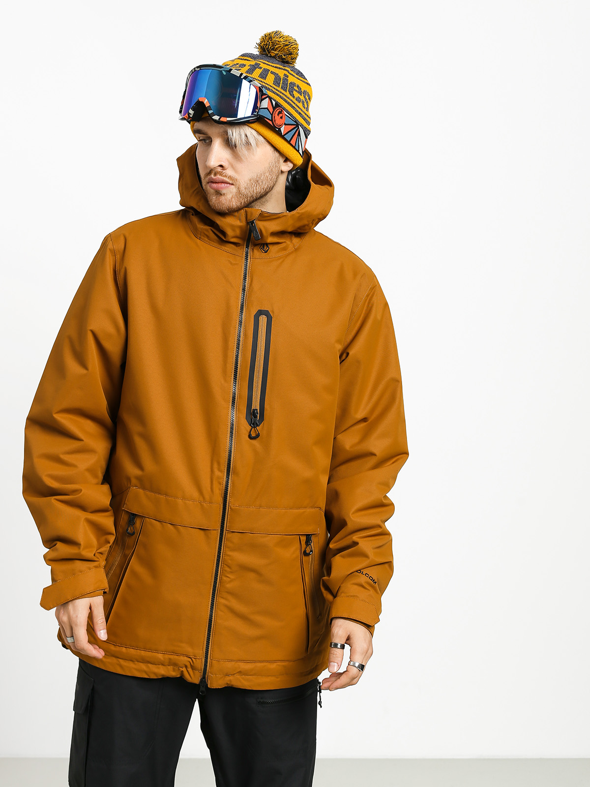 Mens Volcom Deadlystones Ins Snowboard jacket (crl)