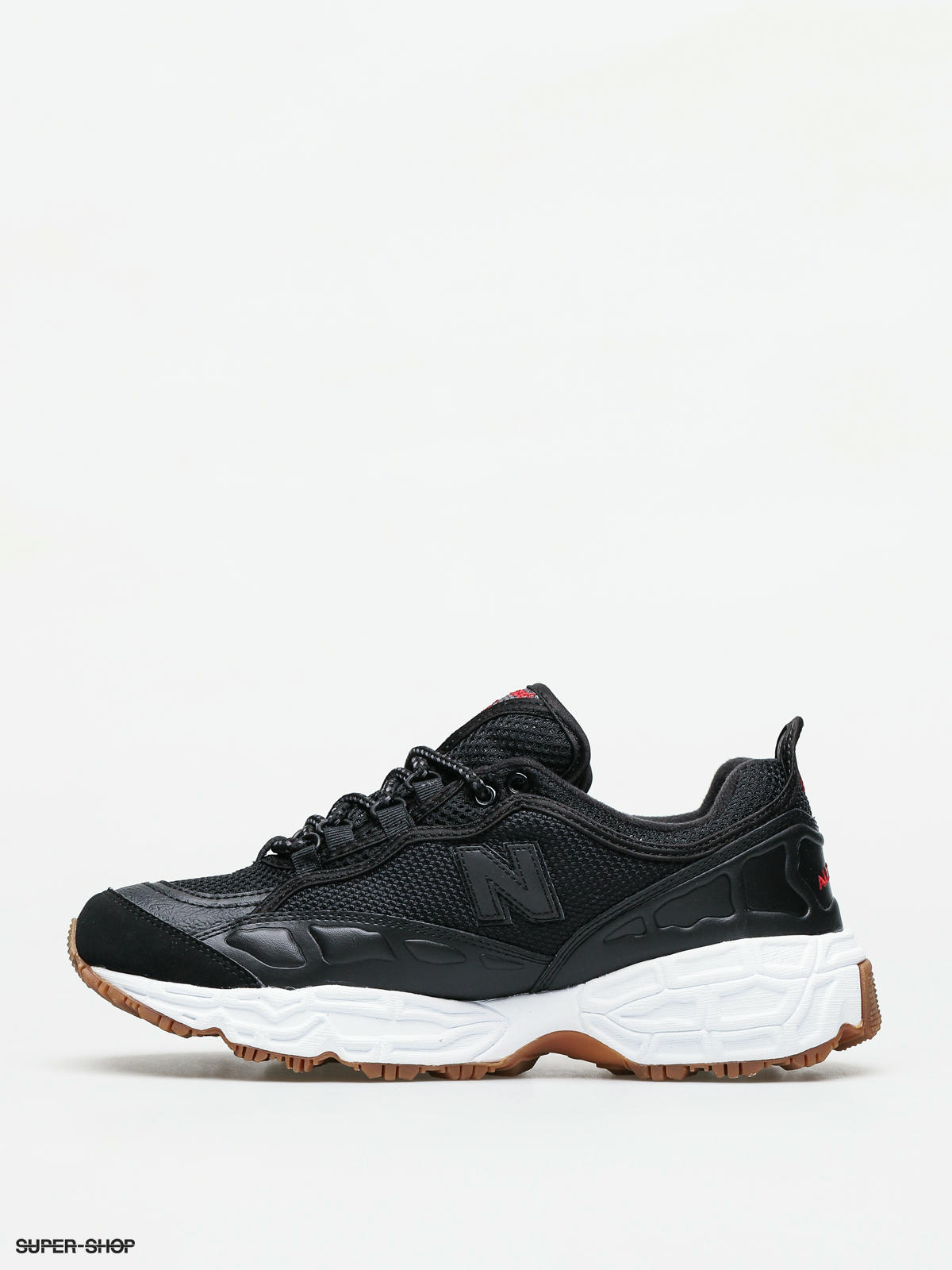 new balance 801 black and gum trainers