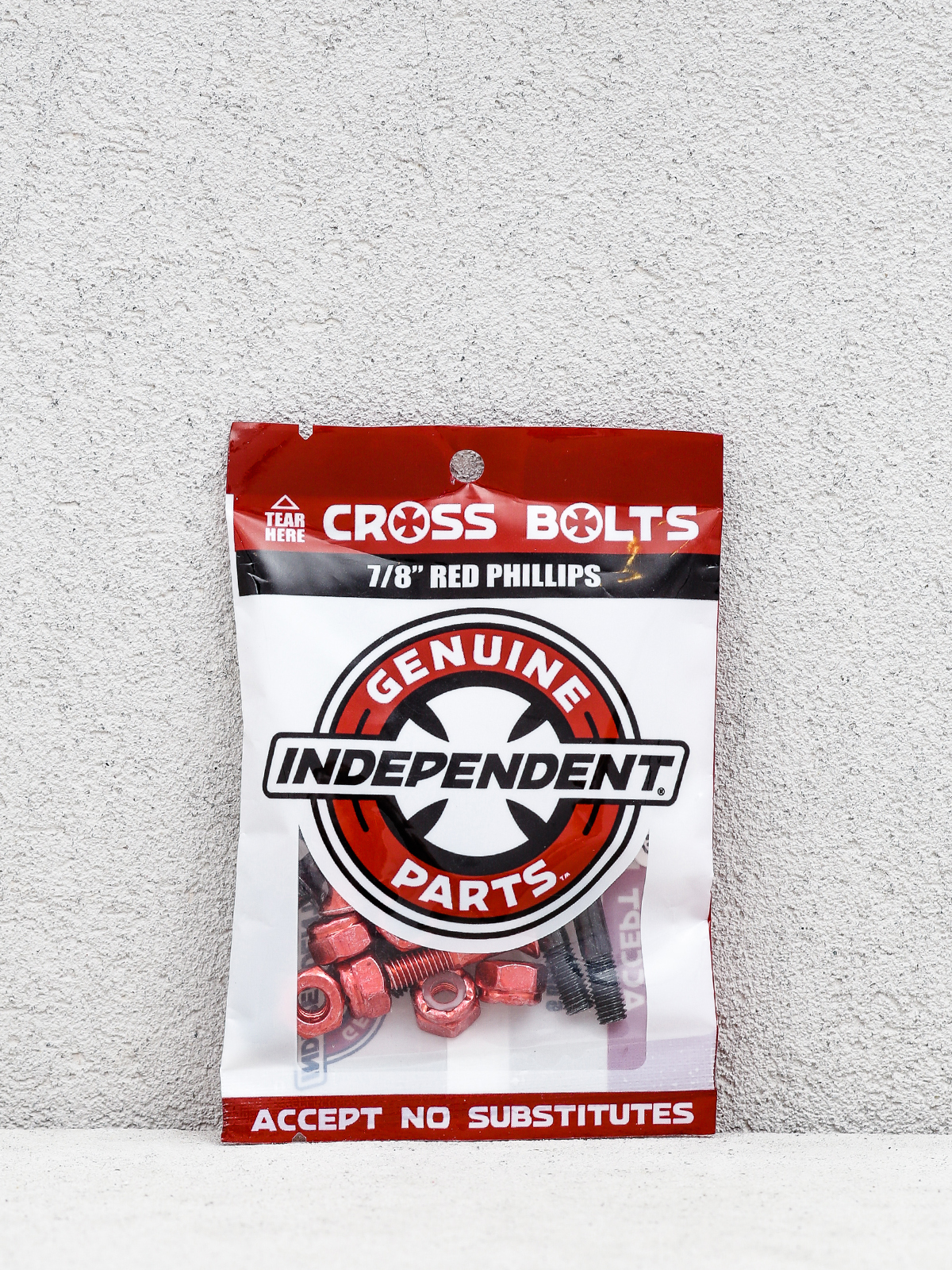 Independent Red Phillips Bolts (black/red)