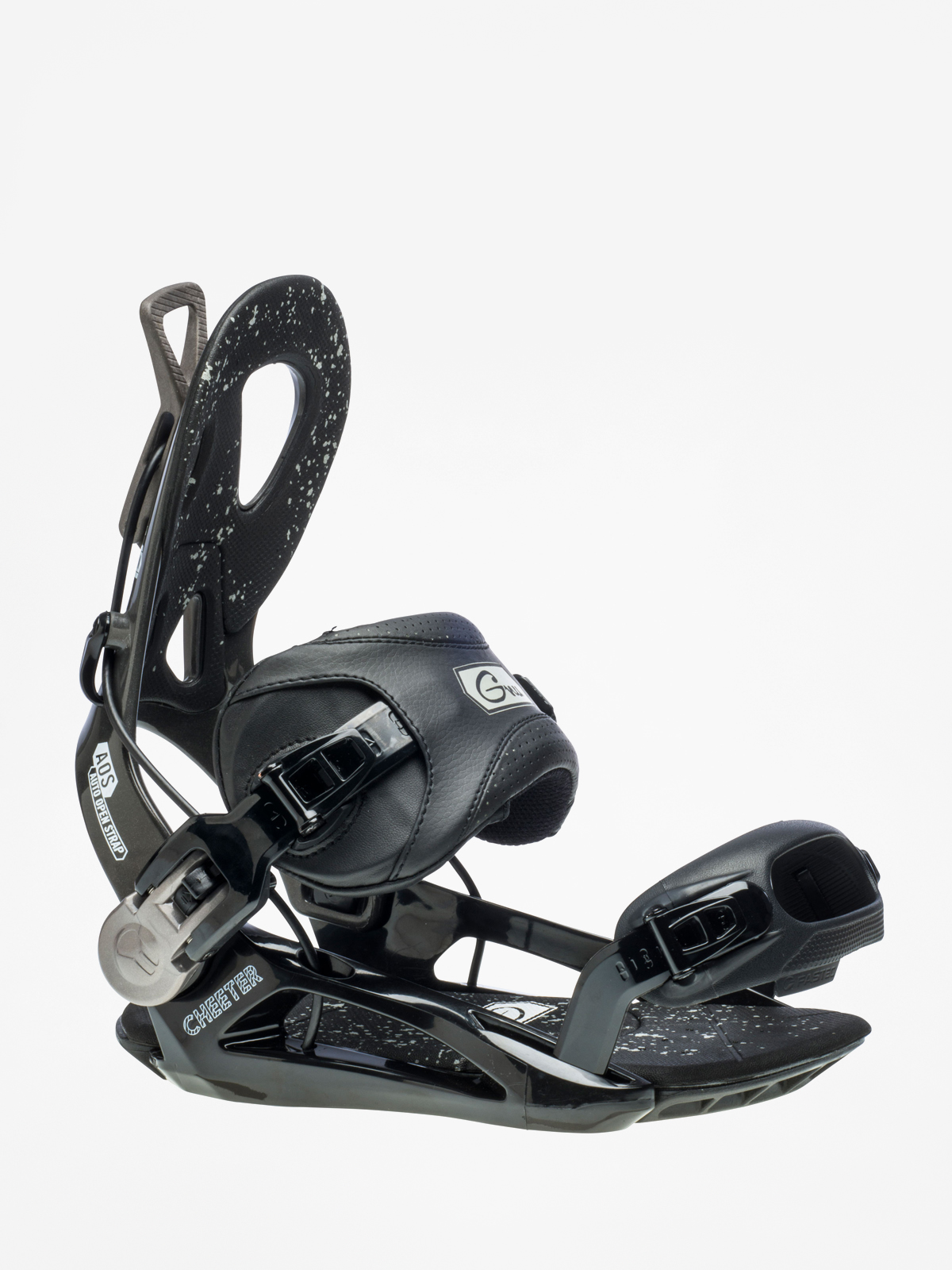 Mens Gnu Cheeter Snowboard bindings (black)