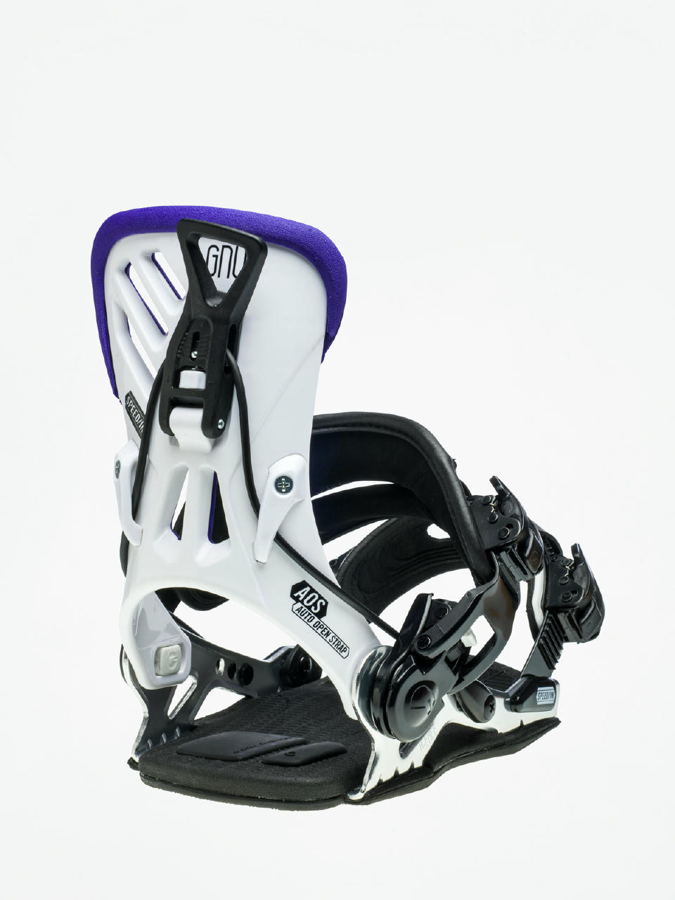 Womens Gnu B-Free Snowboard bindings (white)