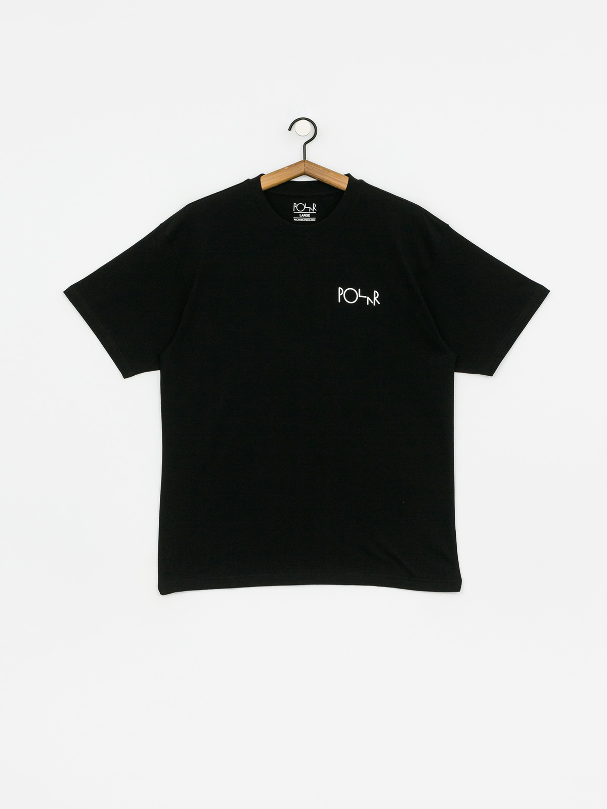 Polar Skate T-shirt Stroke Logo (black)