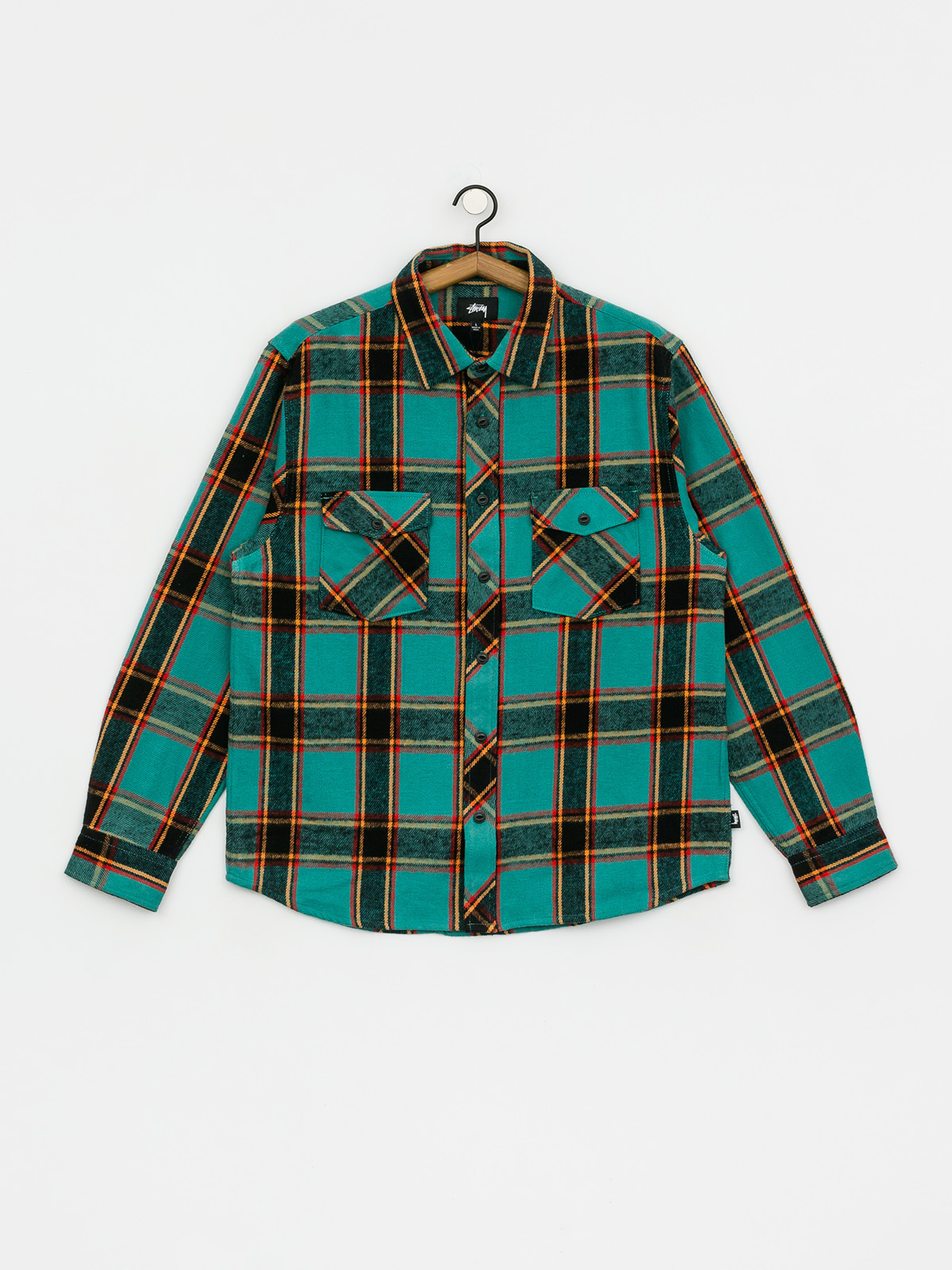 Stussy Ace Plaid Shirt (teal)