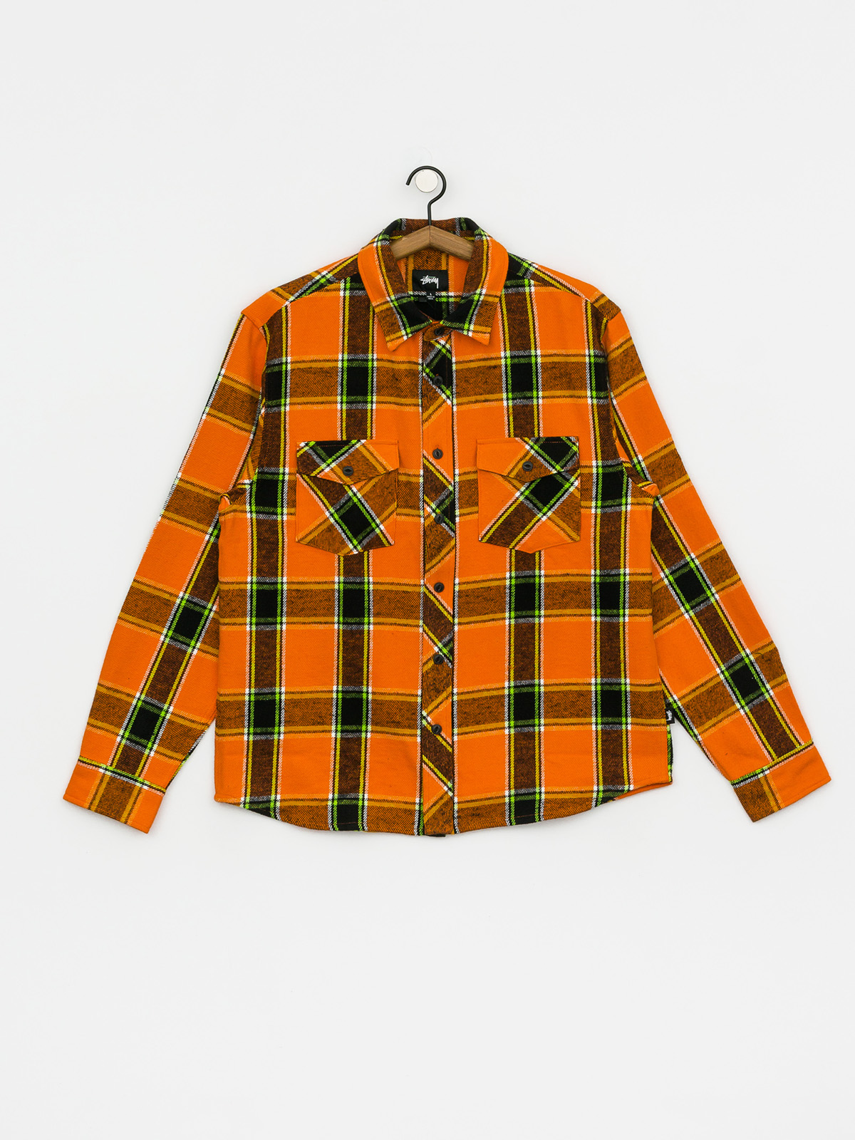 orange stussy shirt